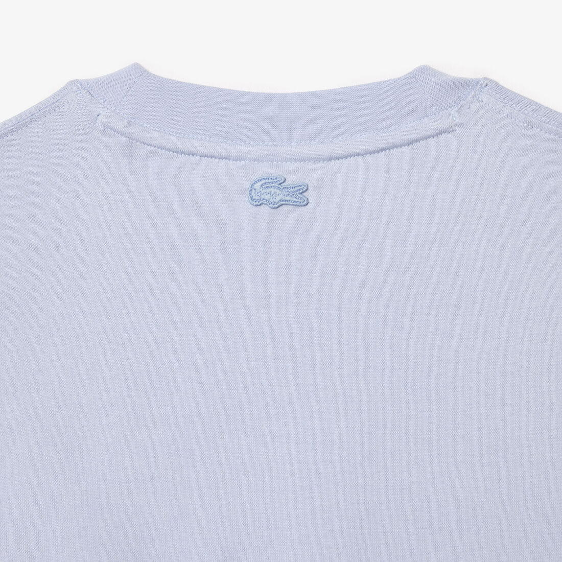 Loose Fit Heavy Cotton Lacoste Embroidery T-shirt Loose Fit Heavy Cotton Lacoste Embroidery T-shirt - TH7537-00-J2G