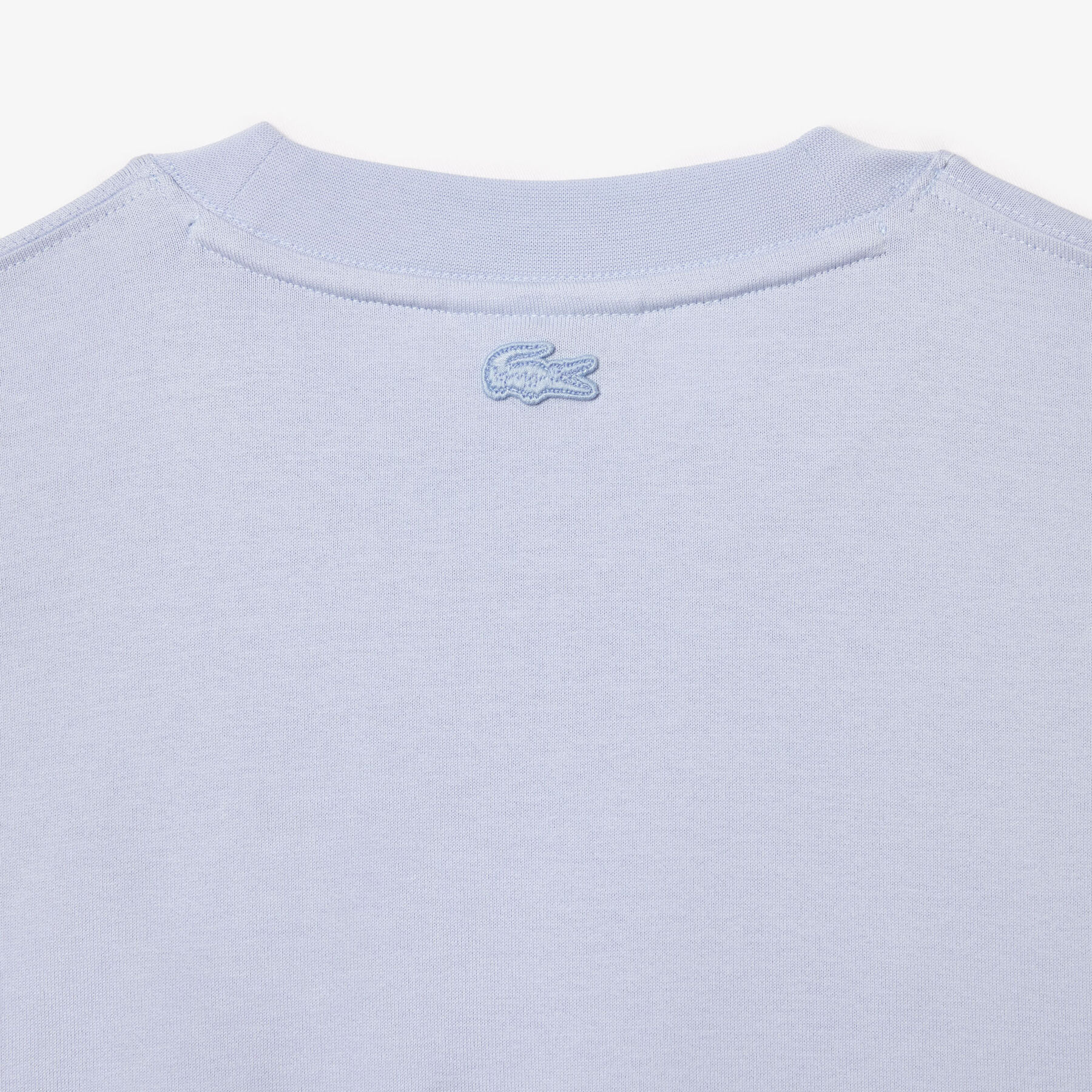 Loose Fit Heavy Cotton Lacoste Embroidery T-shirt loose fit heavy cotton lacoste embroidery t shirt