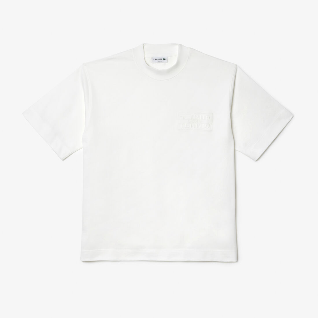 طقم تي شيرت قطن برقبة مستديرة للرجال، 3 قطع Embroidered Loose Fit Cotton T-shirt - TH2504-00-70V