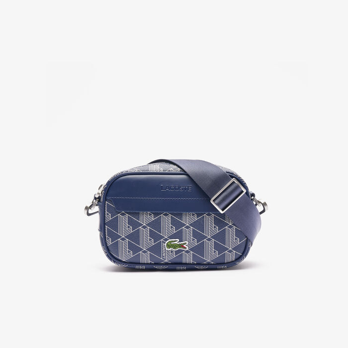 Buy Small The Blend Grained Effect Shoulder Bag | Lacoste UAE