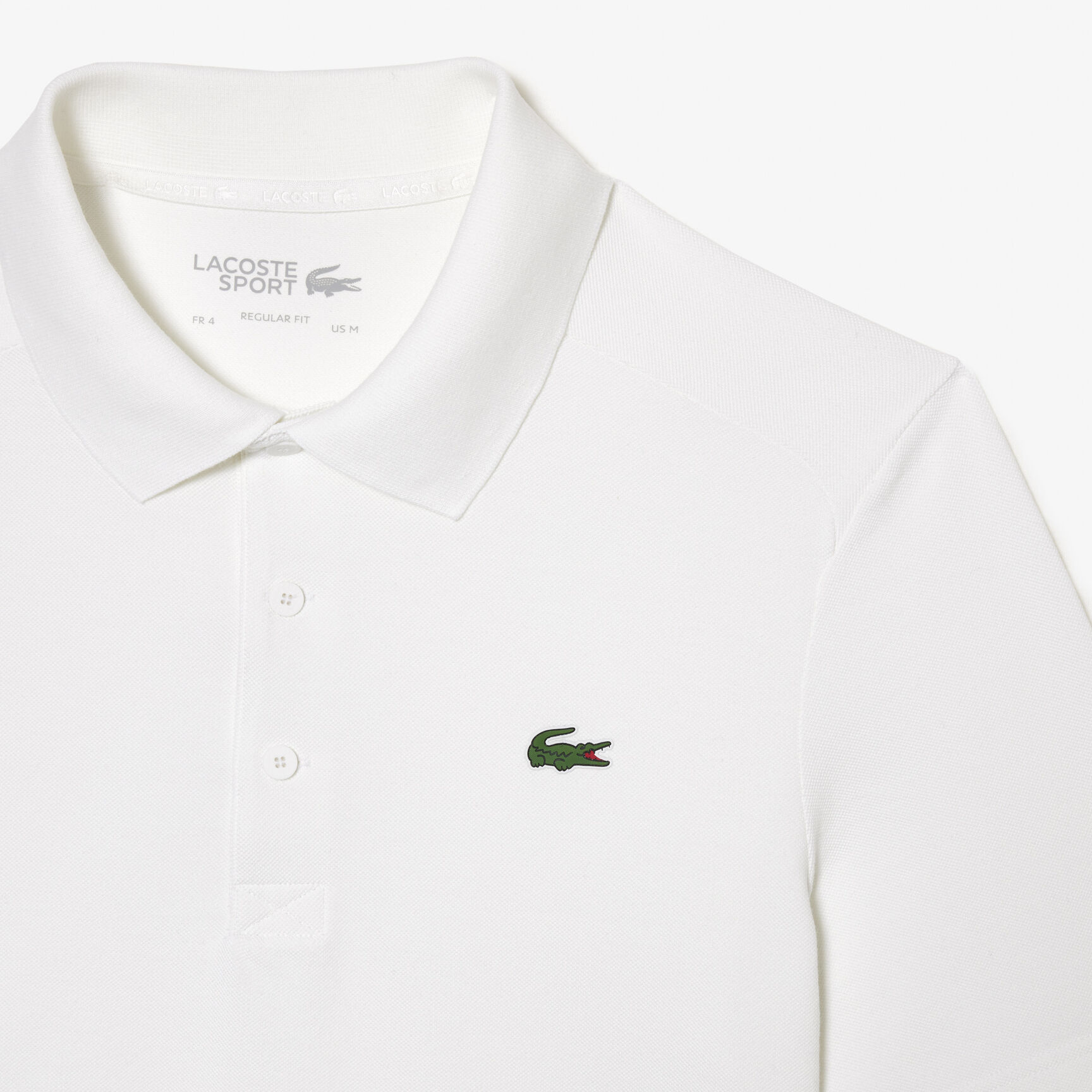 تي شيرت بولو بياقة بلون مغاير وقَصّة عادية من مجموعة سمارت باريس Men's Lacoste SPORT Organic Cotton Pique Golf Polo - DH9309-00-800