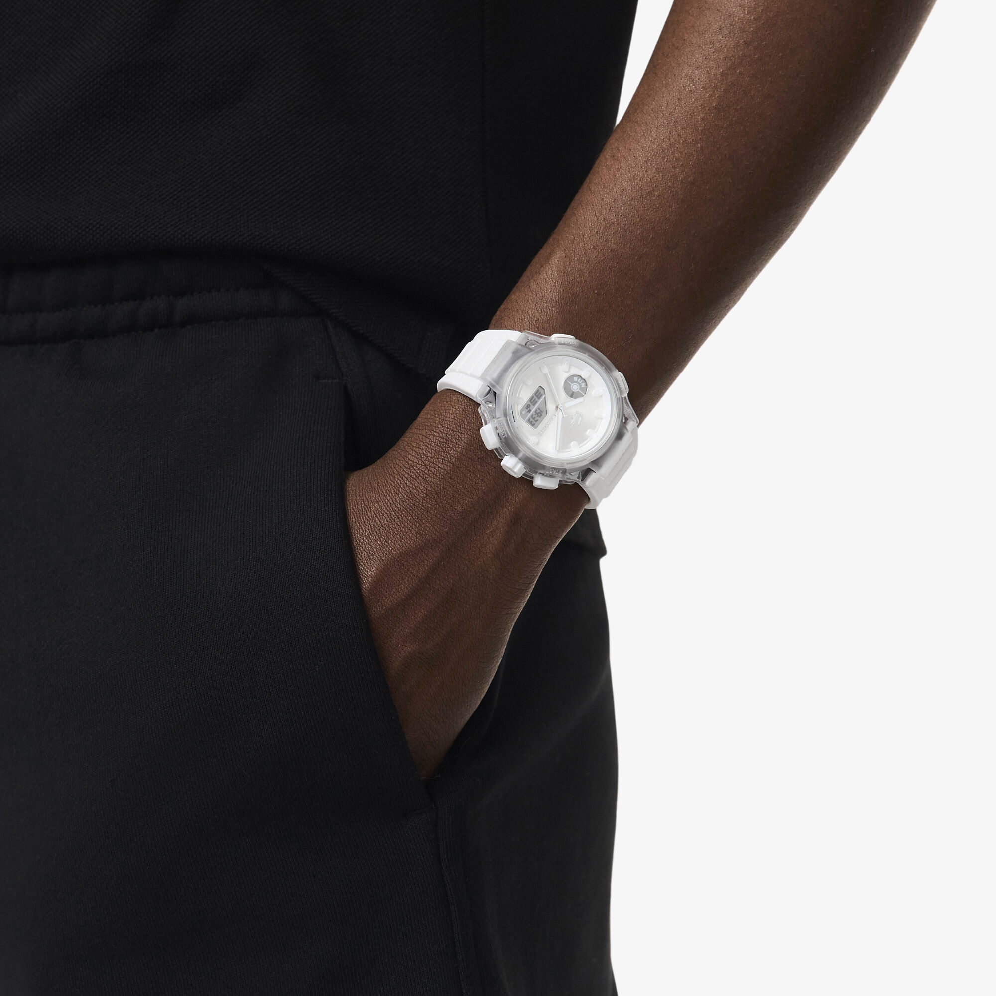 White Silicone Strap Women's Watch