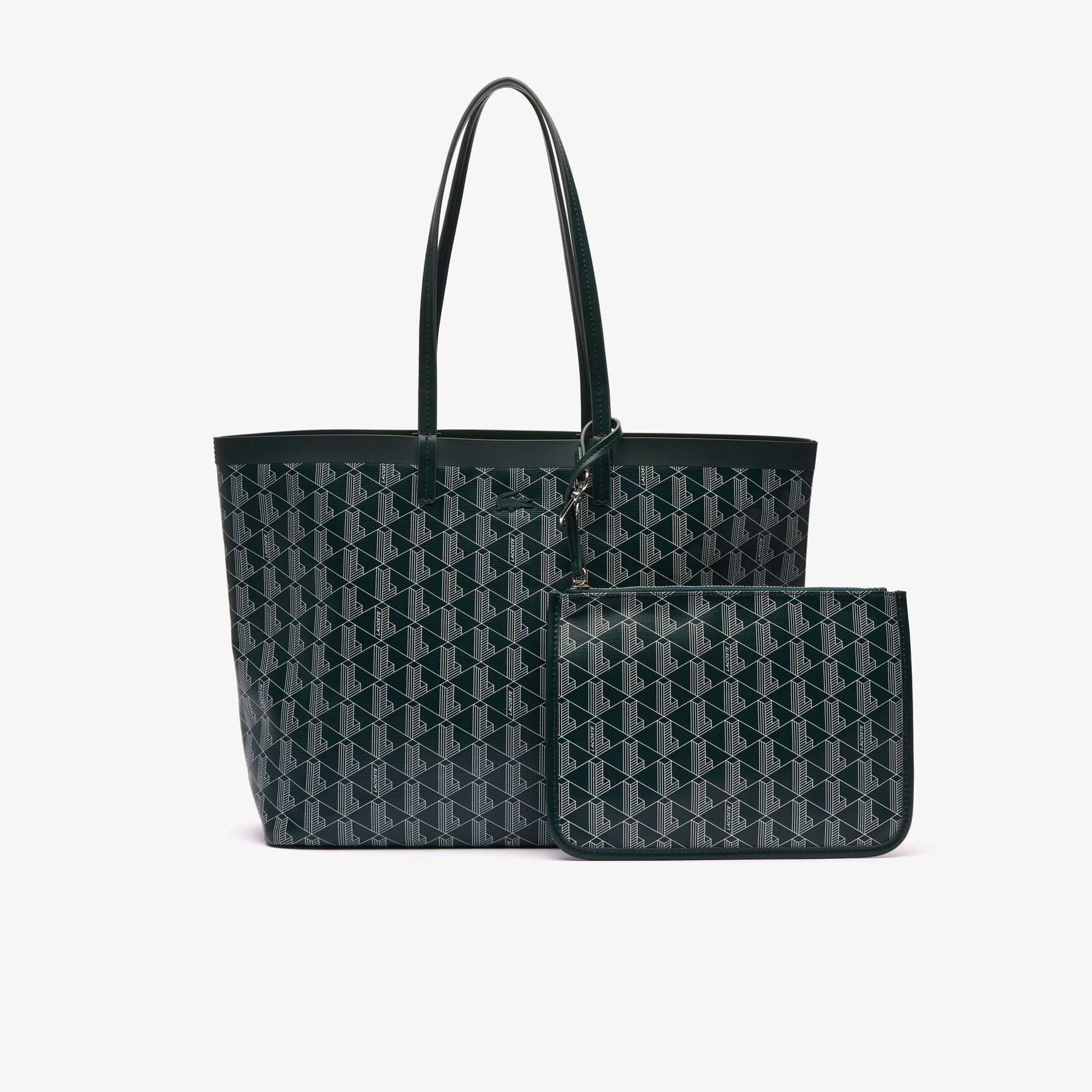 حقيبة زيلي مع حقيبة قابلة للإزالة Zely Coated Canvas Monogram Medium Tote - NF4344ZE-M44