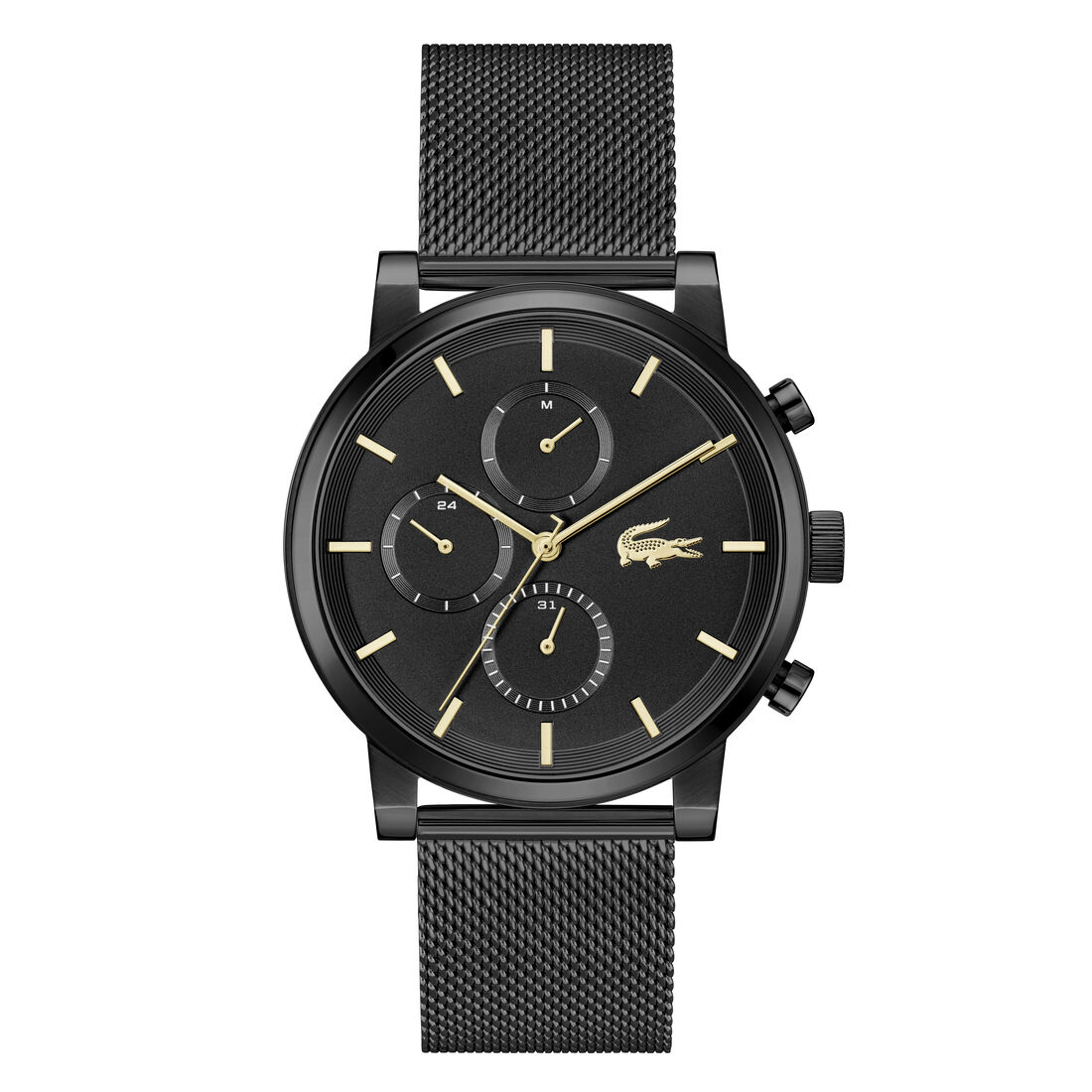 Black Ion-Plated Steel Men's Watch - 2011485-BLACK