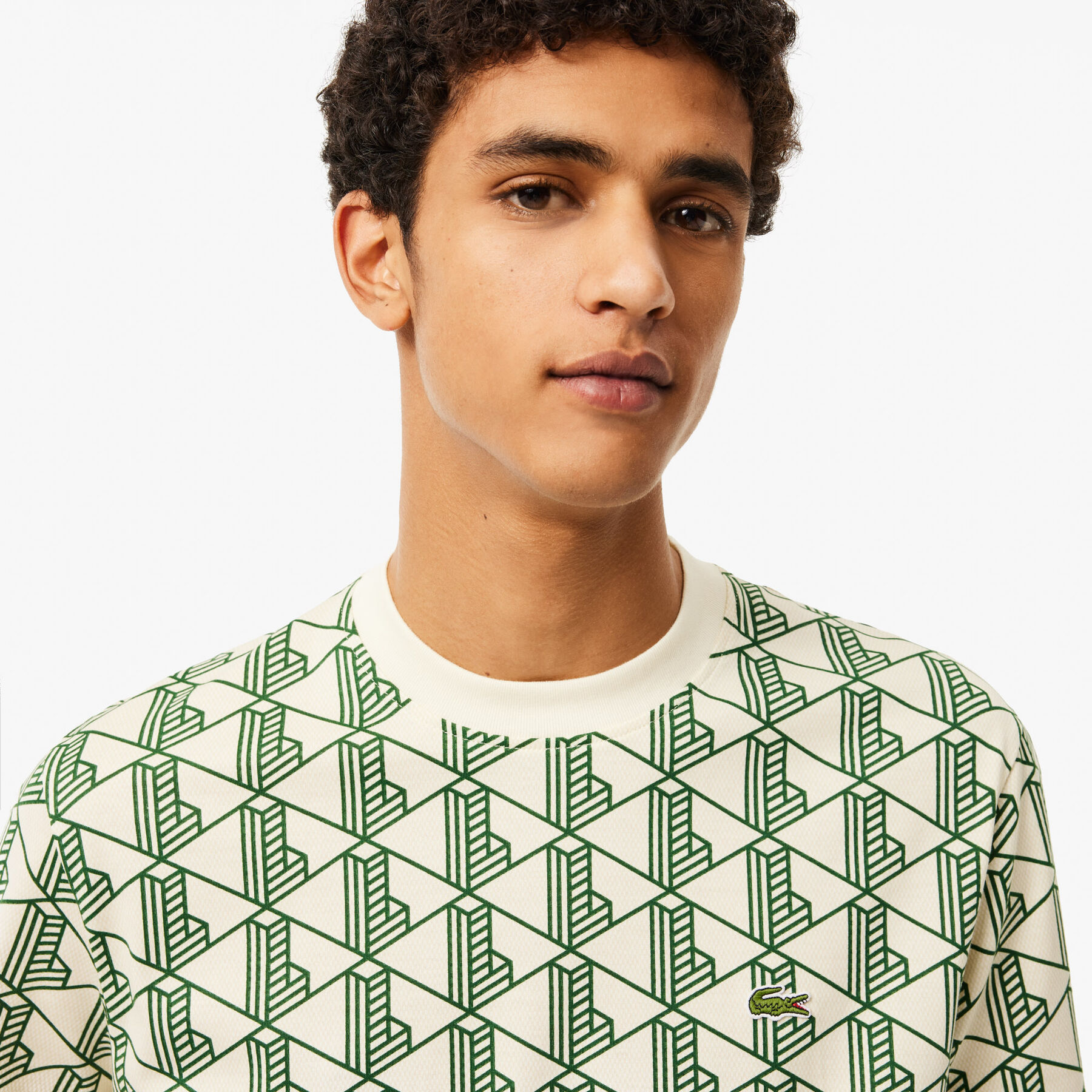 Cotton Jersey Monogram T-shirt - TH2831-00-PT2