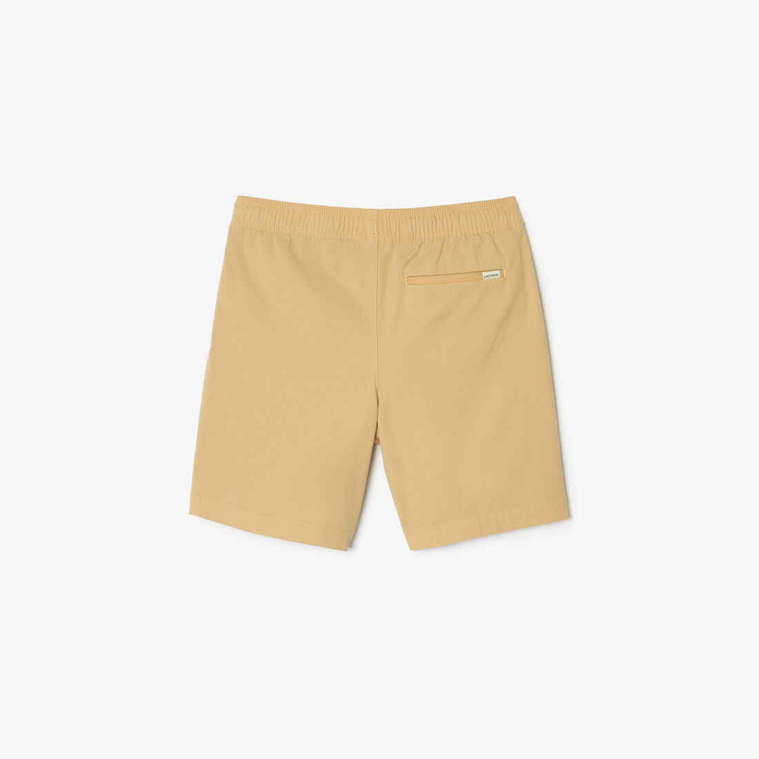 شورت قطن جبردين مطاطي Boy's Lacoste Lightweight Cotton Gabardine Bermuda Shorts - FJ5242-00-IXQ