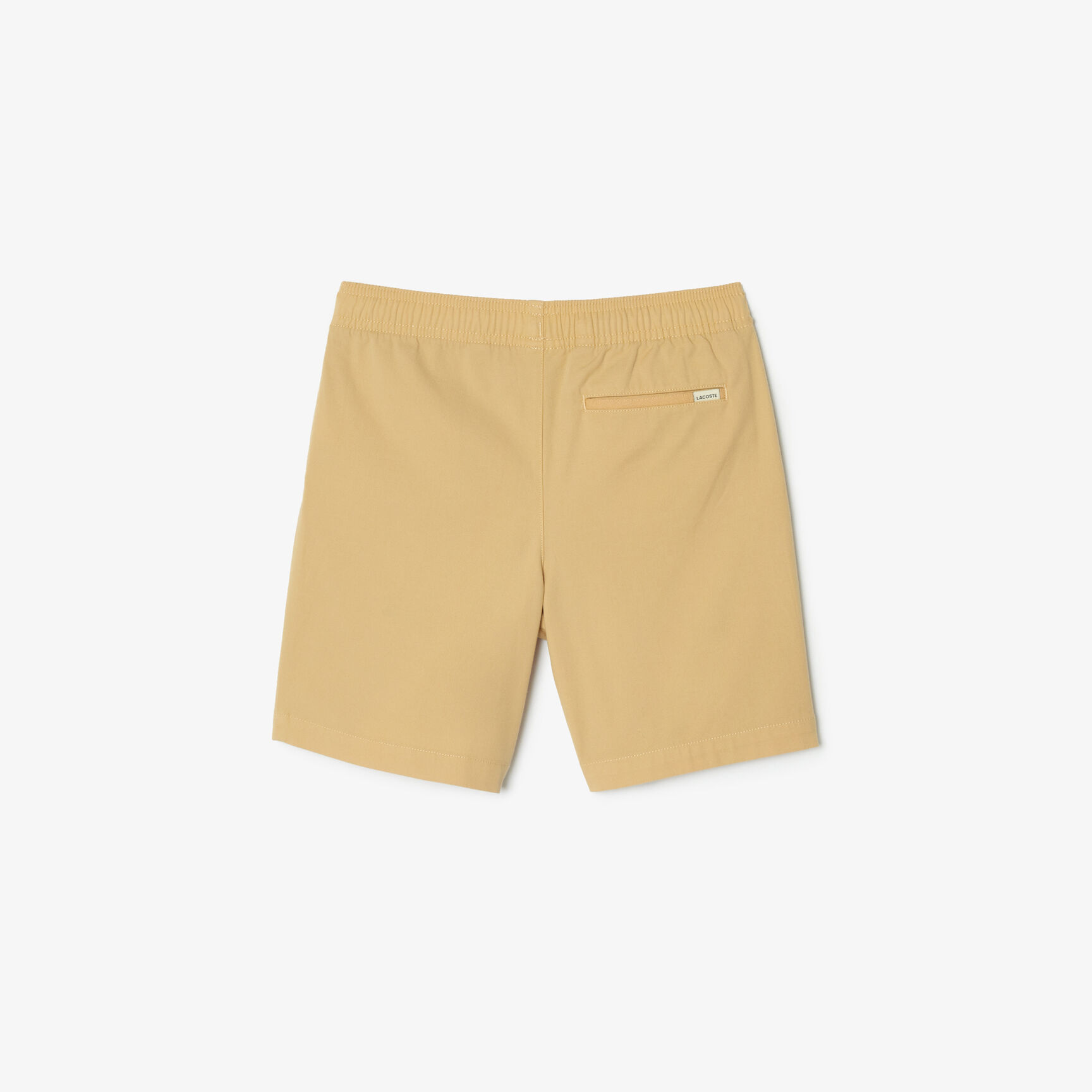 شورت قطن جبردين مطاطي Boy's Lacoste Lightweight Cotton Gabardine Bermuda Shorts - FJ5242-00-IXQ