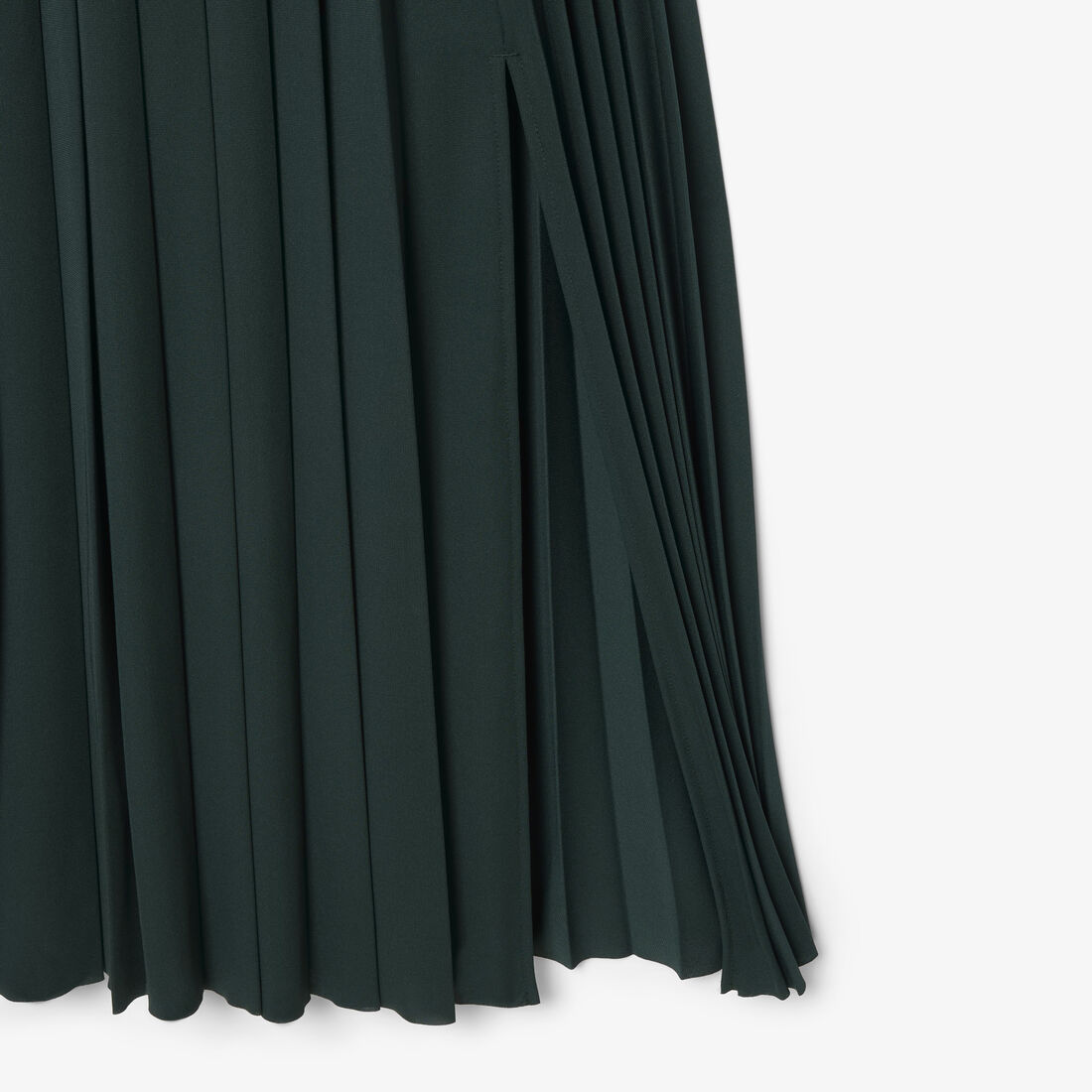 Pleated Fluid Jersey Polo Collar Dress lacoste pleated fluid jersey polo collar dress