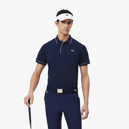 lacoste heat regulating mini pique golf polo shirt