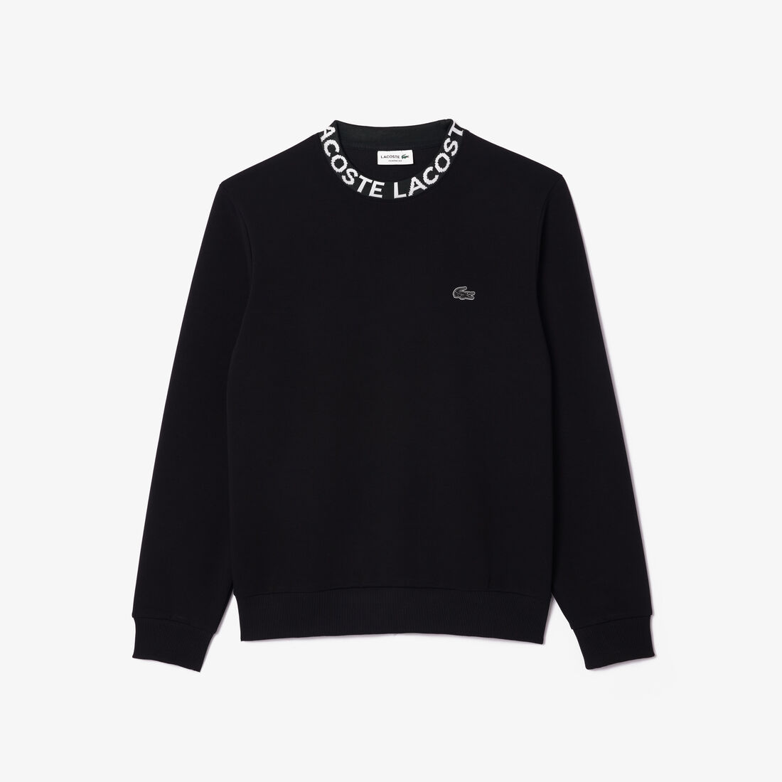 Logo Jacquard Collar Double Face Sweatshirt Logo Jacquard Collar Double Face Sweatshirt - SH7473-00-031