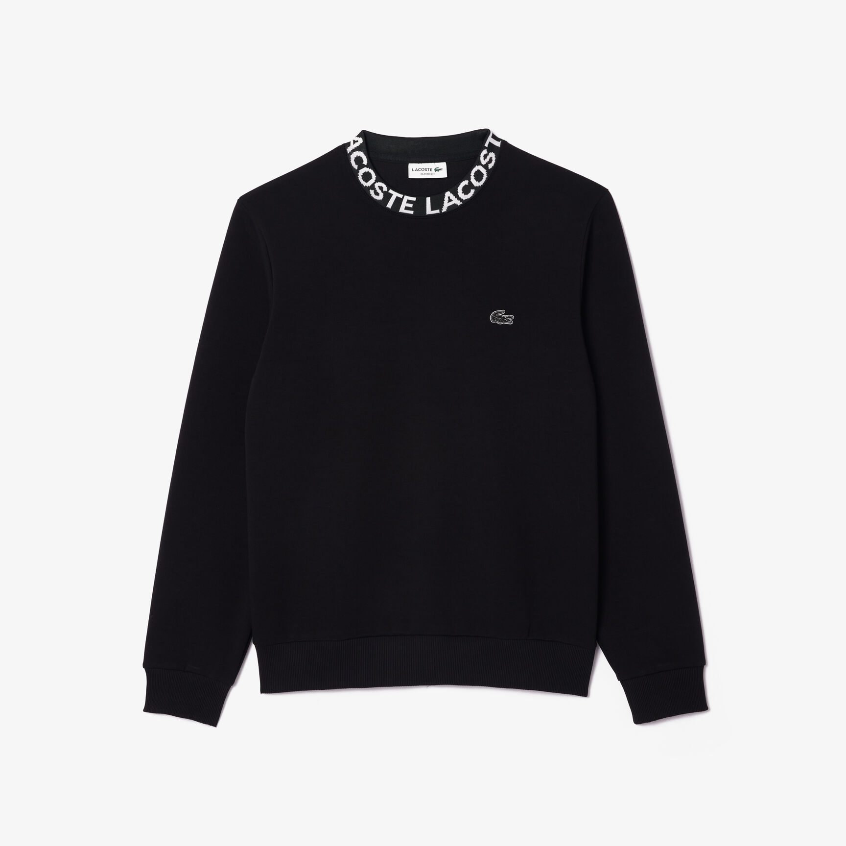 Logo Jacquard Collar Double Face Sweatshirt Logo Jacquard Collar Double Face Sweatshirt - SH7473-00-031