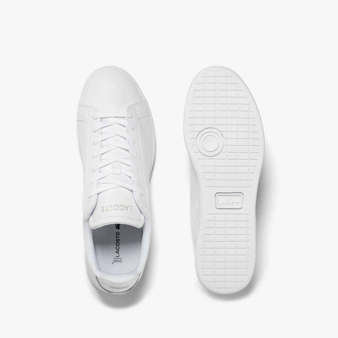 سنيكرز لاكوست كارنابي برو بي ال جلد بلون واحد للرجال Men's Lacoste Carnaby Pro BL Leather Tonal Trainers - 45SMA0110-21G