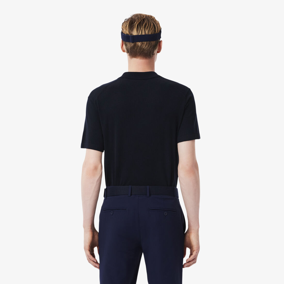 Short Sleeved Polo Collar Golf Sweater Short Sleeved Polo Collar Golf Sweater - AH9341-00-166