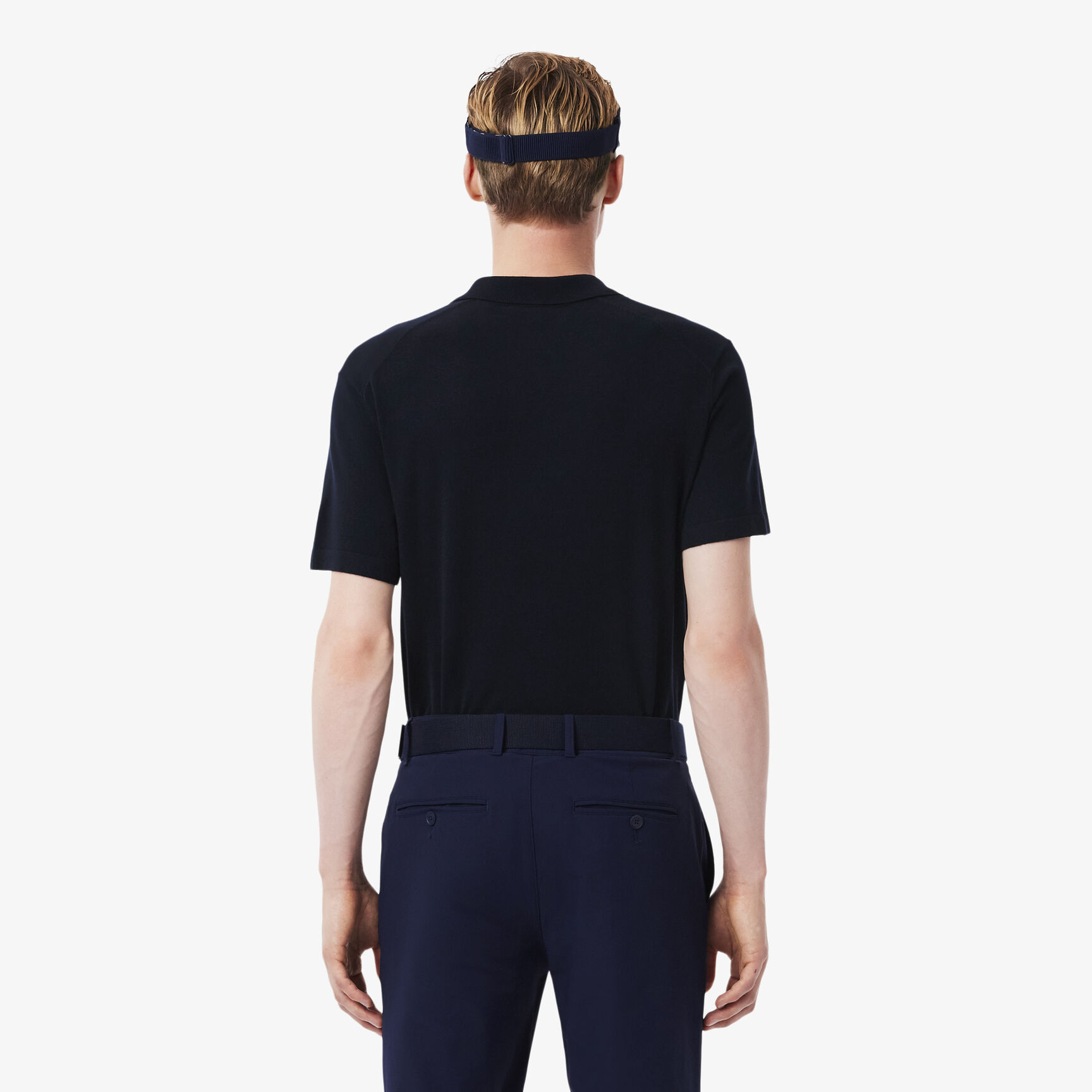 Short Sleeved Polo Collar Golf Sweater Short Sleeved Polo Collar Golf Sweater - AH9341-00-166