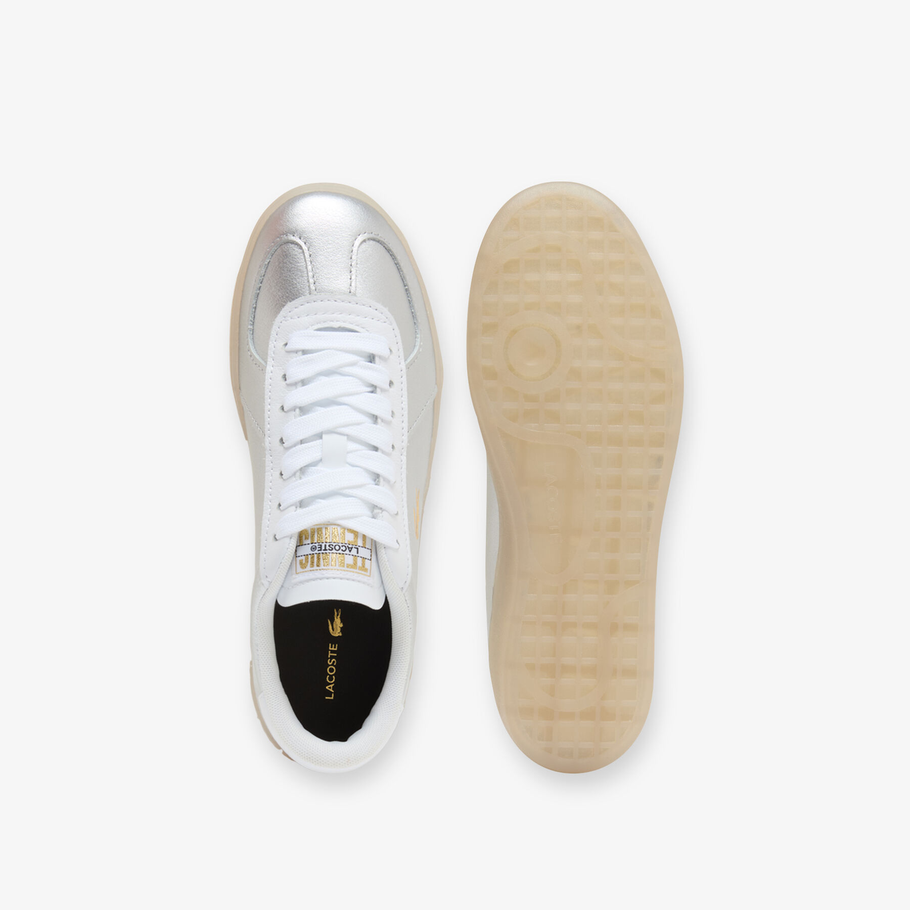 lacoste women s baseshot pro leather sneakers