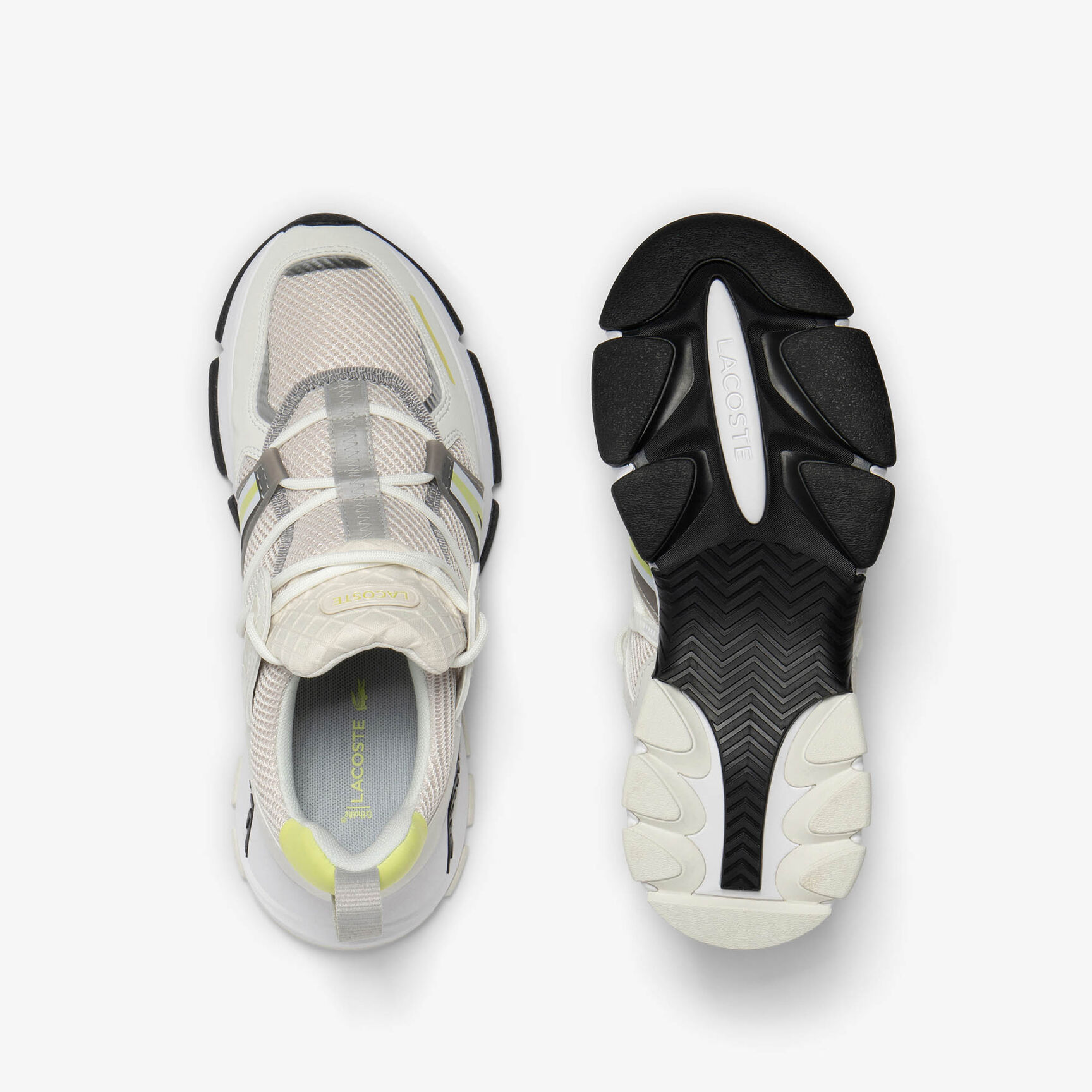 سنيكرز L003 قماش مزين بأربطة للنساء Women's Textile Lace System L003 Trainers - 46SFA0002-WP2