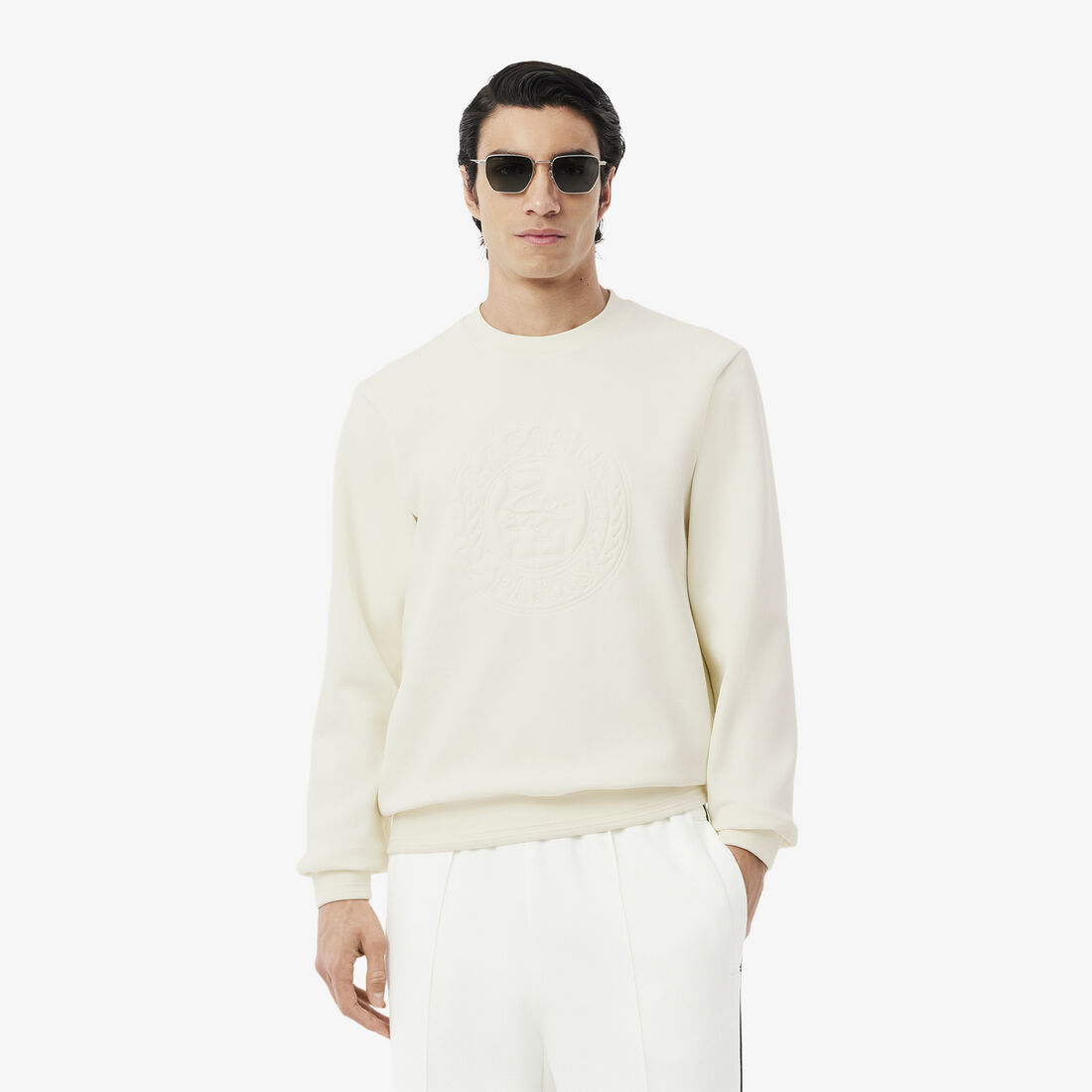 Embossed Logo Pique Sweatshirt - SH9959-00-ARS