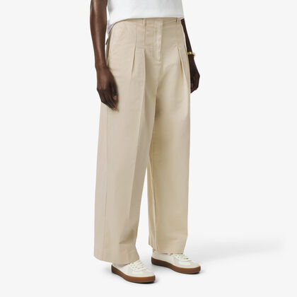 lacoste wide fit stretch gabardine chino pants