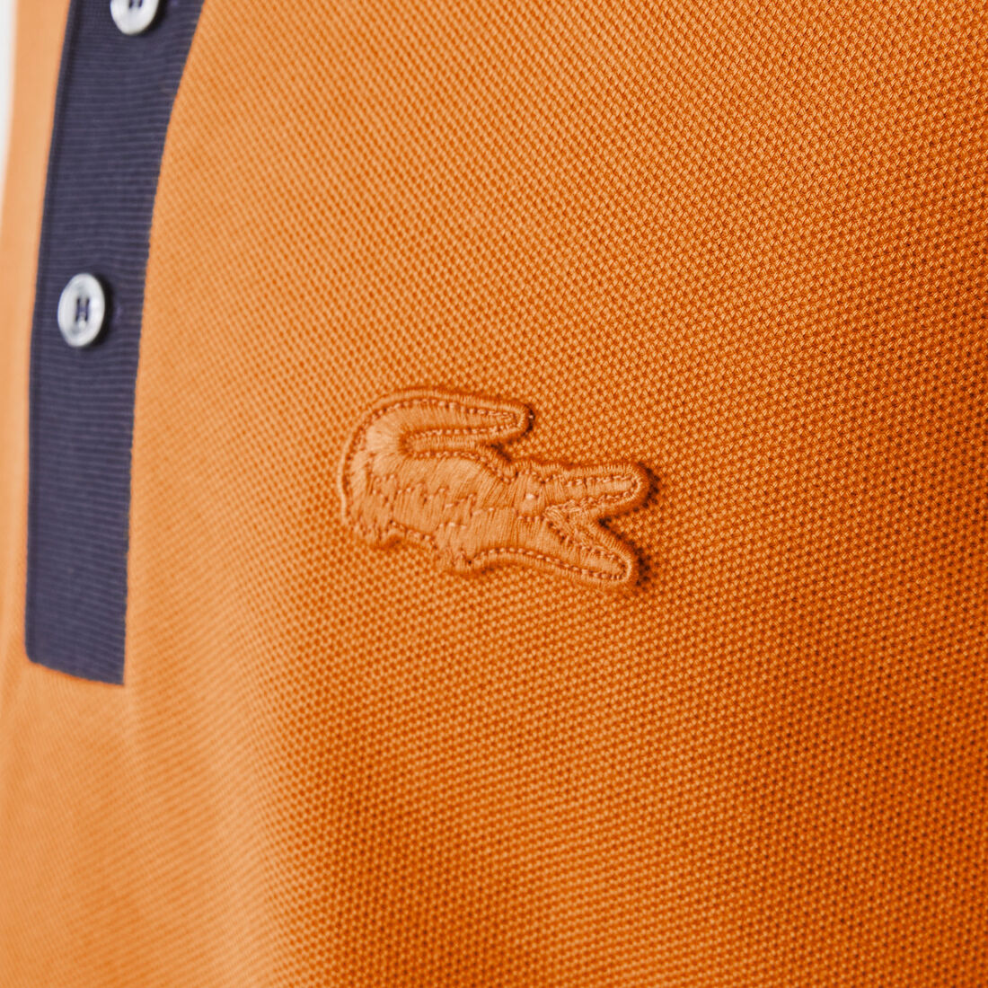 Men’s Lacoste Loose Fit Textured Cotton Piqué Polo Men’s Lacoste Loose Fit Textured Cotton Piqué Polo