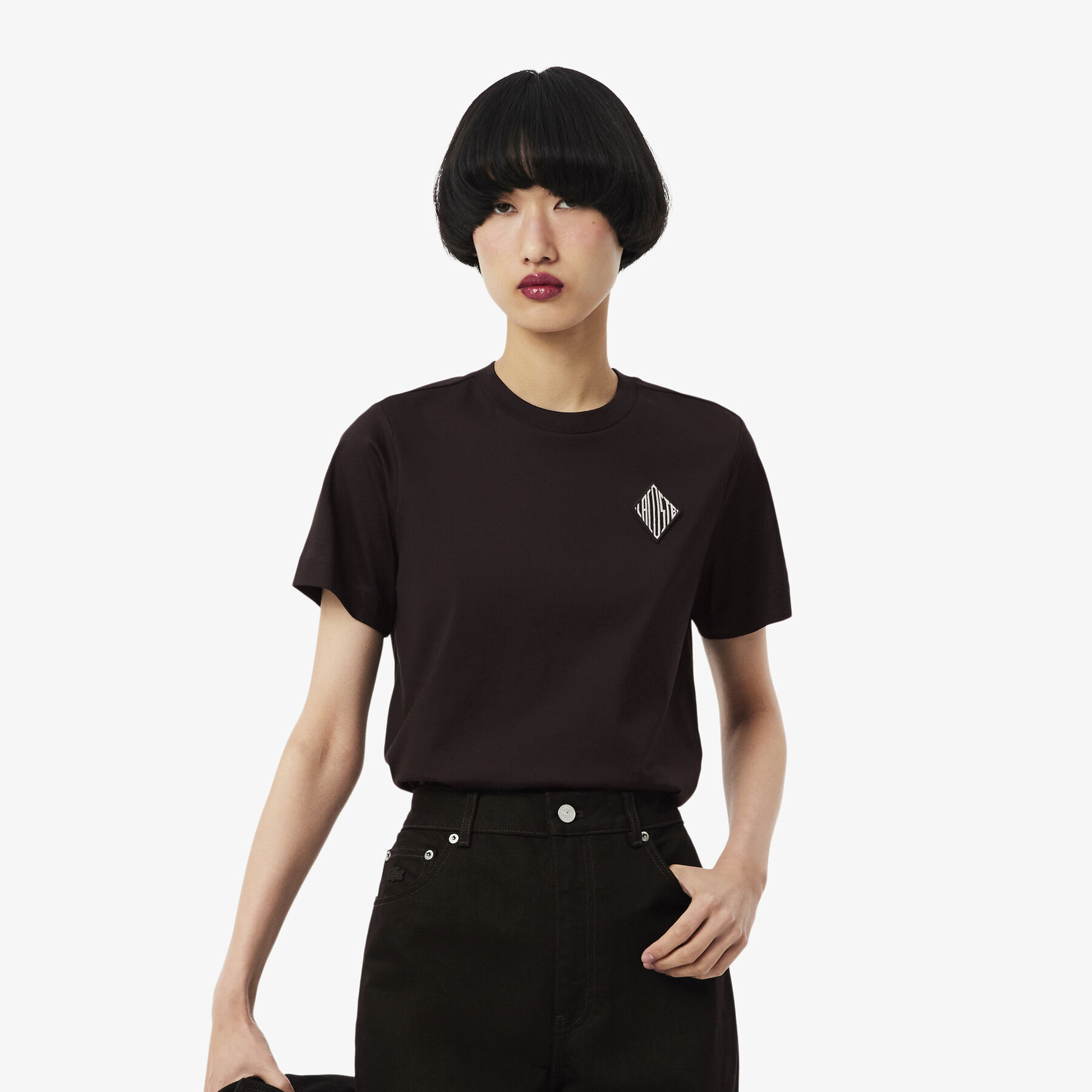Lacoste Badge Cotton T-shirt Lacoste Badge Cotton T-shirt - TF9782-00-3LA