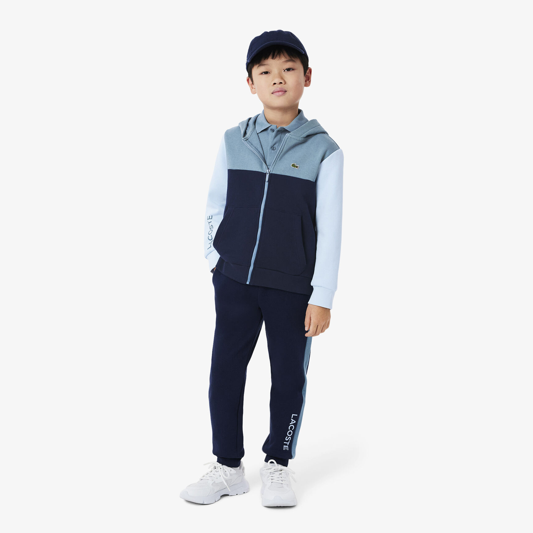 Colour-Block Hoodie - SJ8468-00-HJI