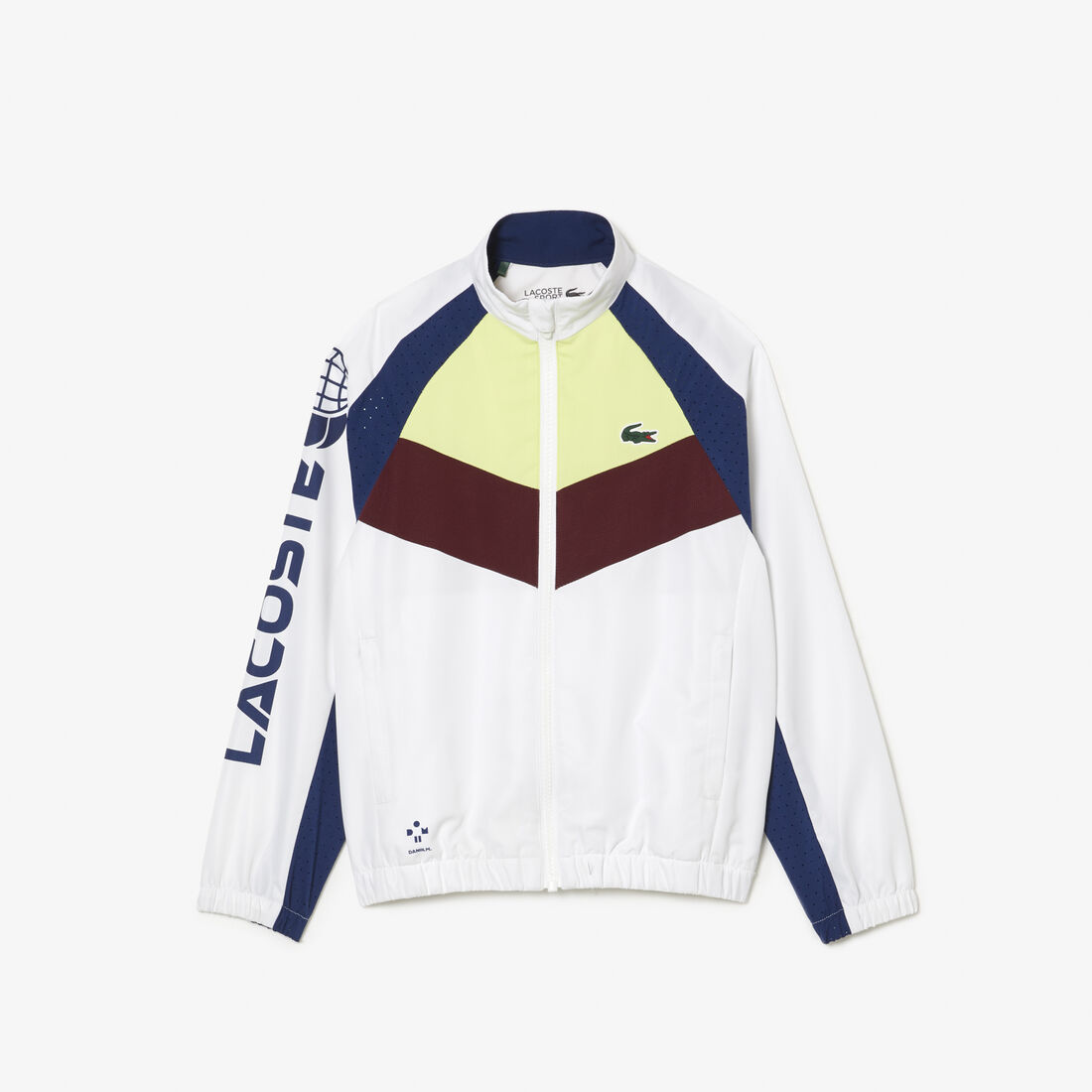 بنطال رياضي منسوج بنقشة شعار الماركة Lacoste Tennis x Daniil Medvedev Tracksuit - WJ1324-00-Q8I