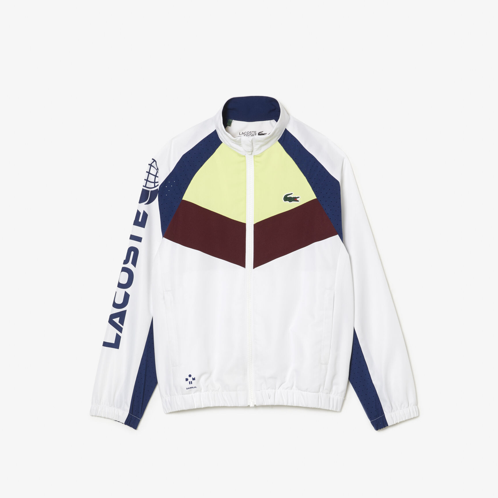 بنطال رياضي منسوج بنقشة شعار الماركة Lacoste Tennis x Daniil Medvedev Tracksuit - WJ1324-00-Q8I