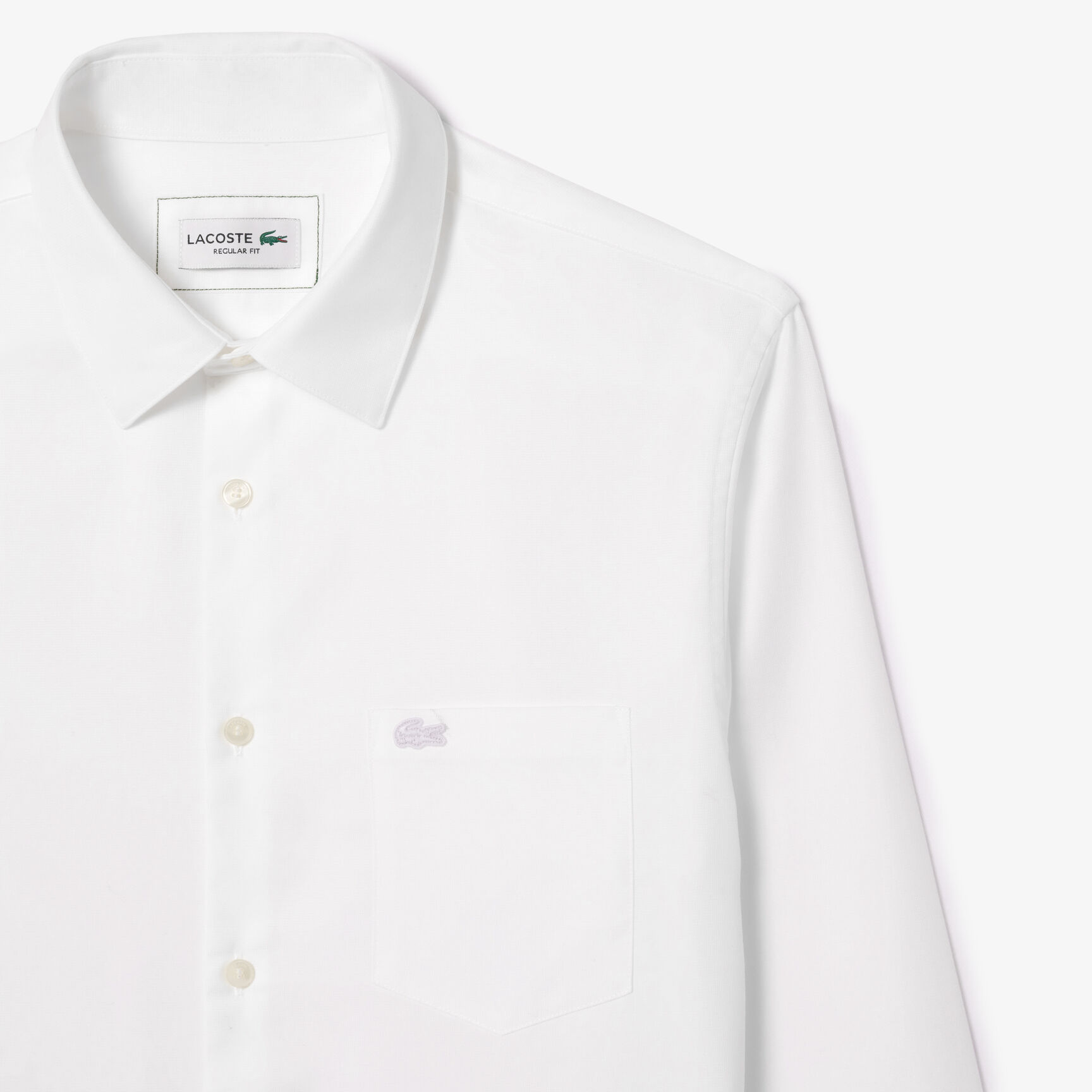 قميص بوبلين قطني بقصّة عادية Regular Fit Cotton Poplin Shirt - CH8522-00-001