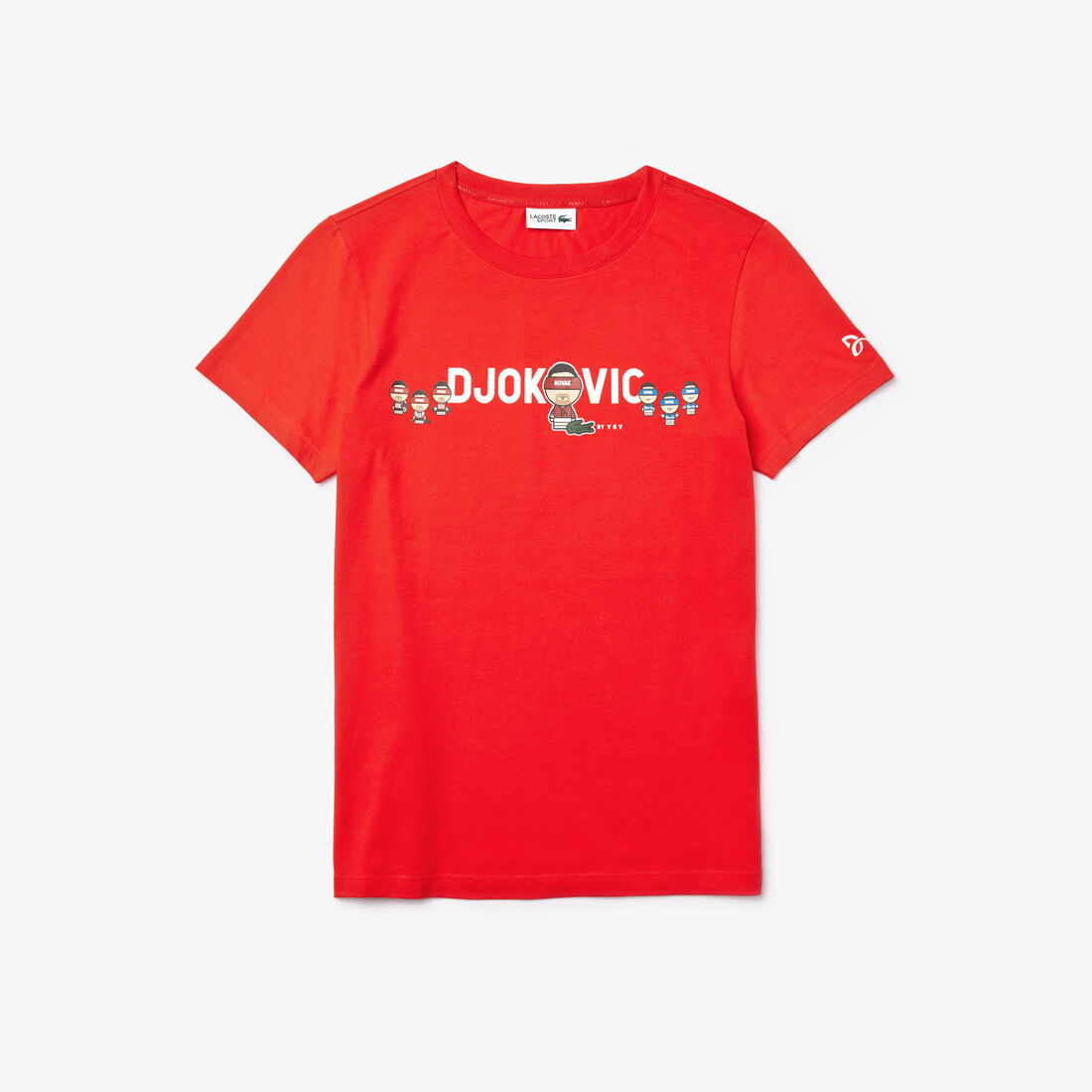 Men's Lacoste SPORT Collab Youssef SY Breathable Cotton T-shirt Men's Lacoste SPORT Collab Youssef SY Breathable Cotton T-shirt