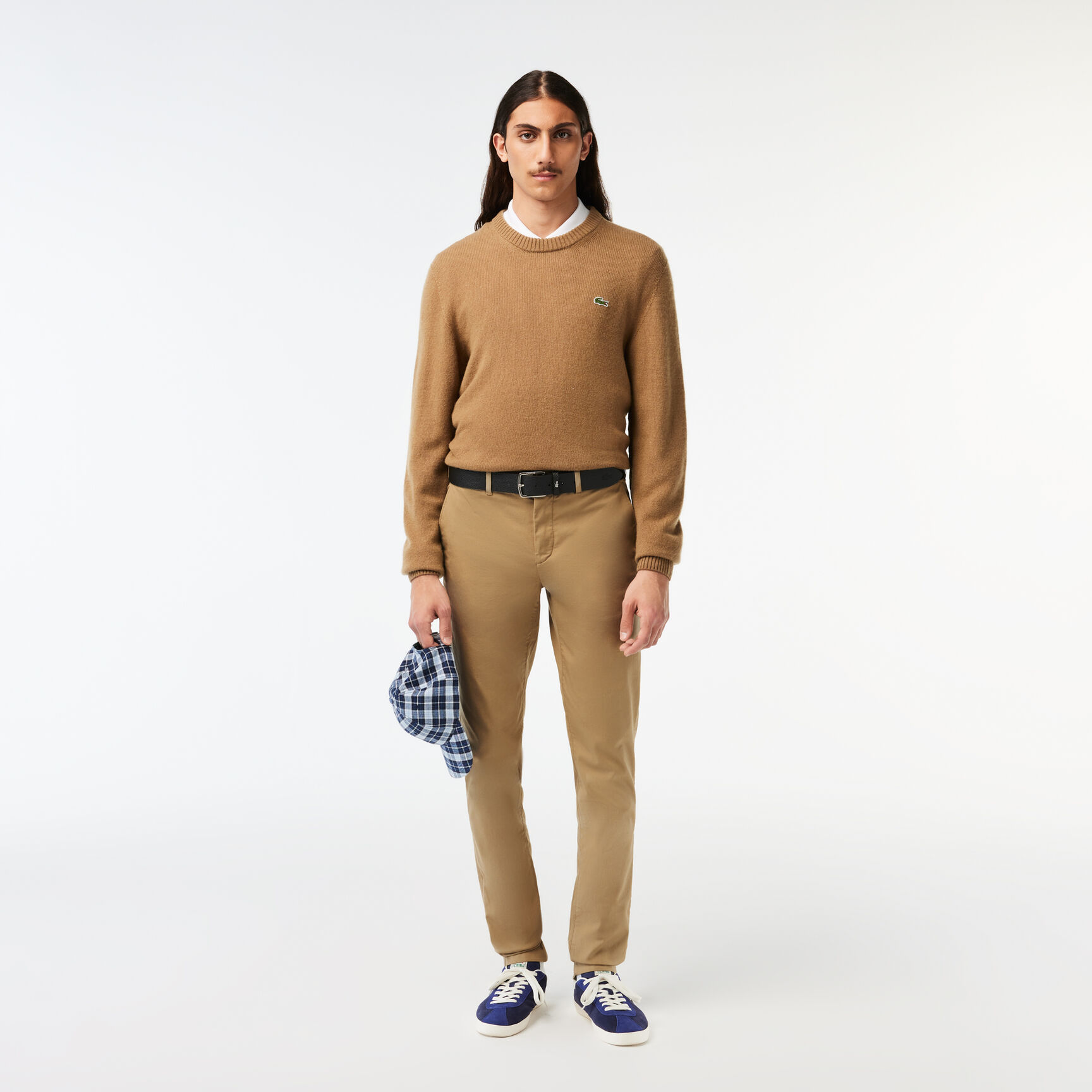 Men's New Classic Slim Fit Stretch Cotton Trousers Men's New Classic Slim Fit Stretch Cotton Trousers - HH2661-00-CB8