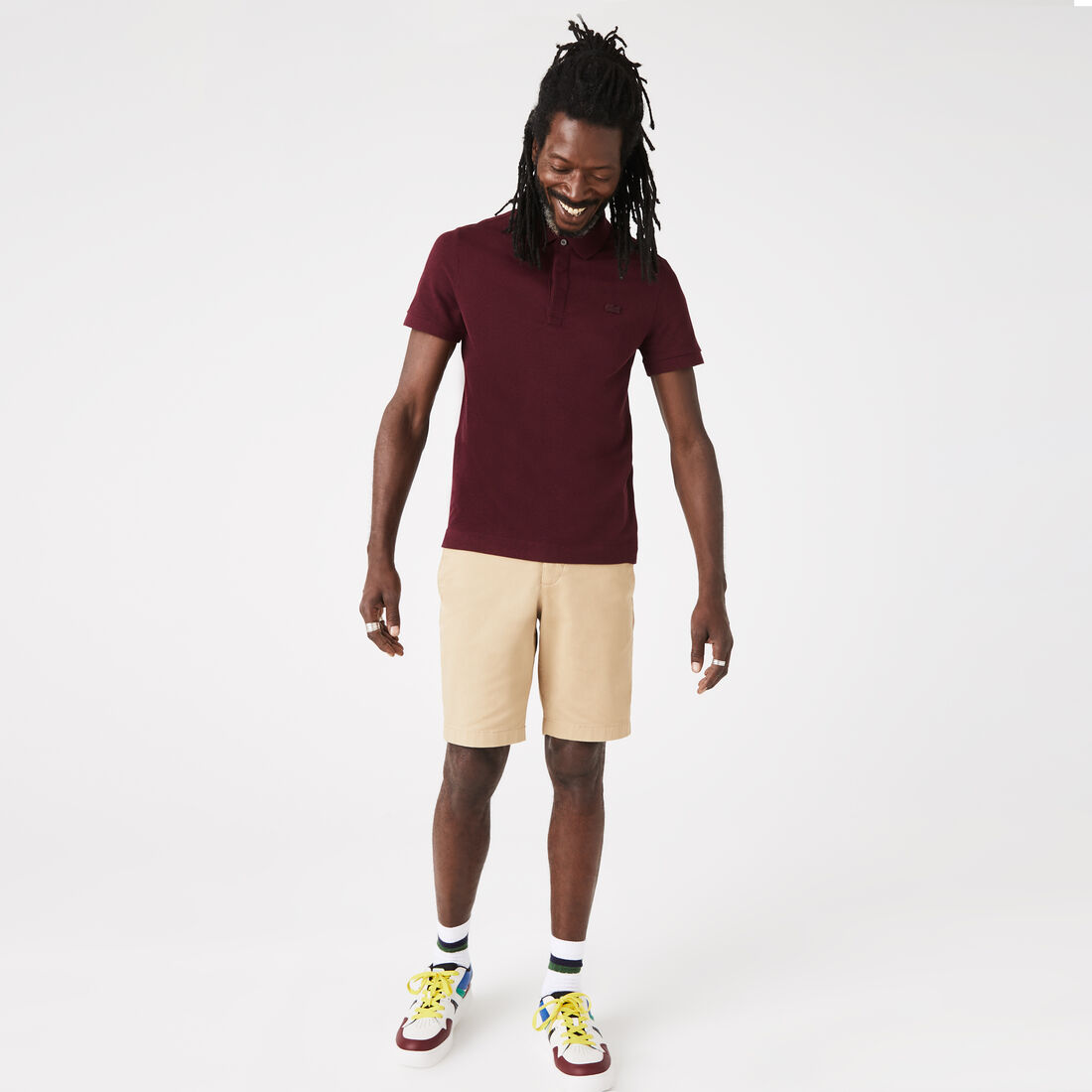 قميص بولو بيكيه باريسي بقصة عادية قميص بولو بيكيه باريسي بقصة عادية