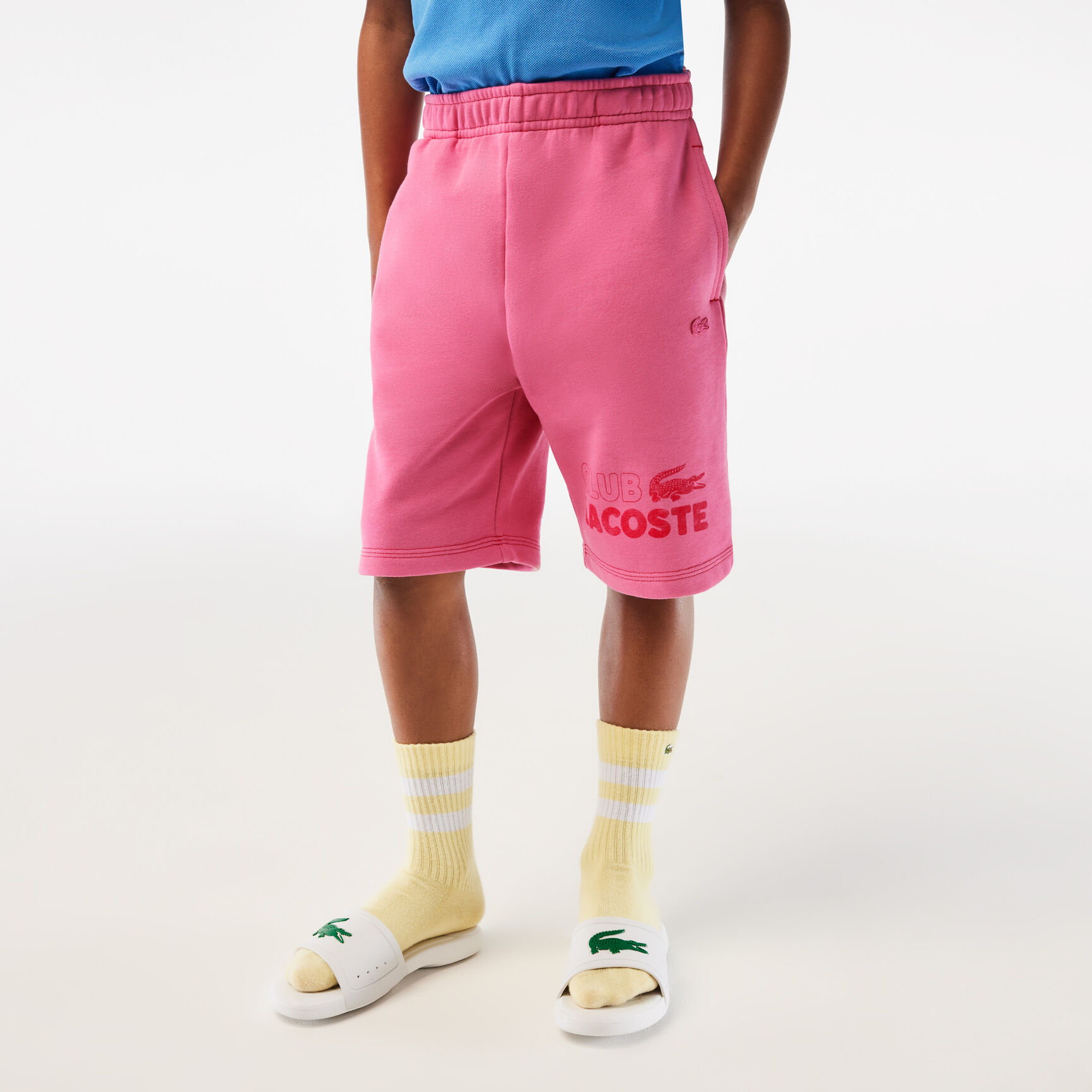 Boys' Branded Organic Cotton Fleece Shorts Boys' Branded Organic Cotton Fleece Shorts