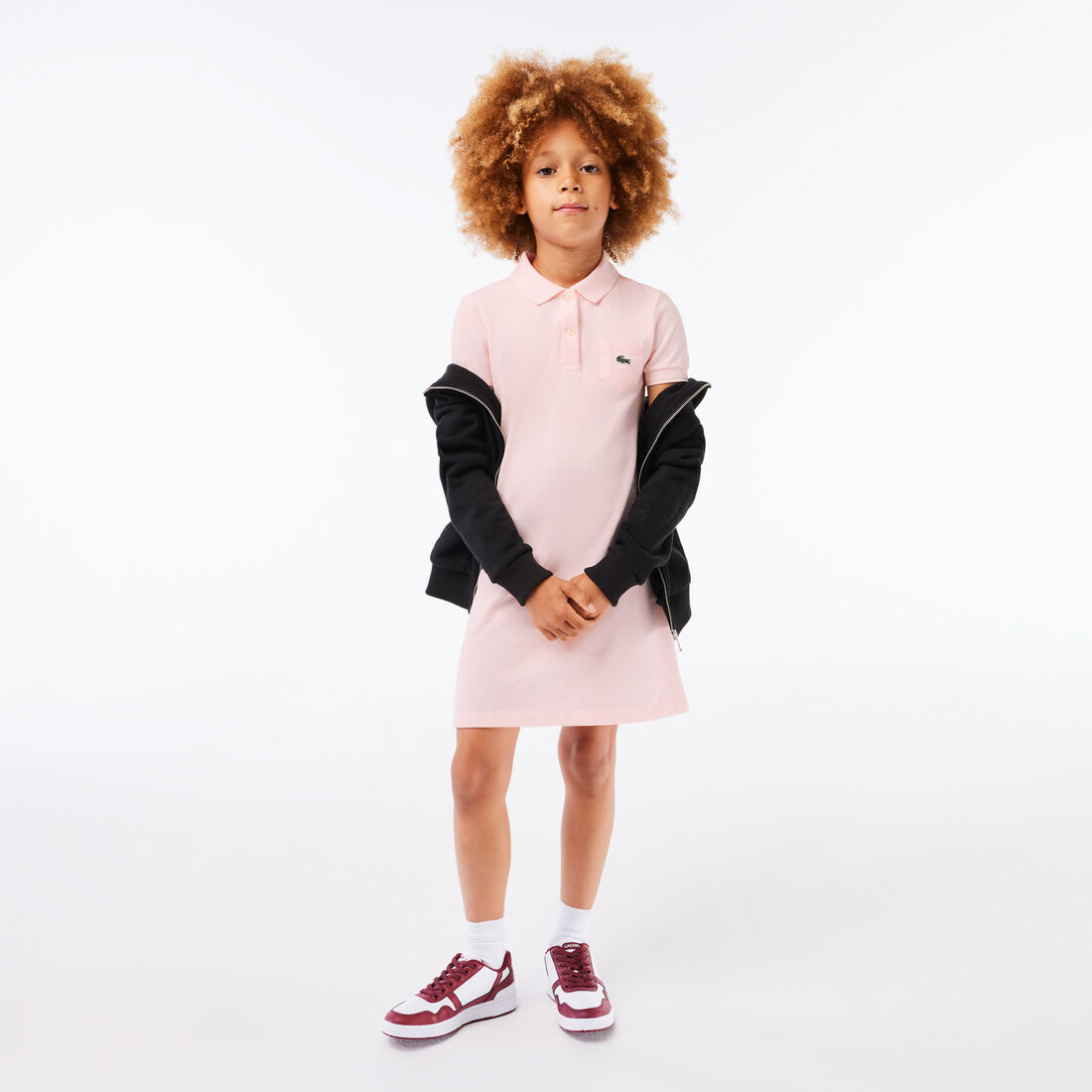 فستان بولو بيكيه Girl's Polo-Style Cotton Dress - EJ2816-00-T03