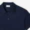 lacoste paris classic fit open neck embroidered polo shirt