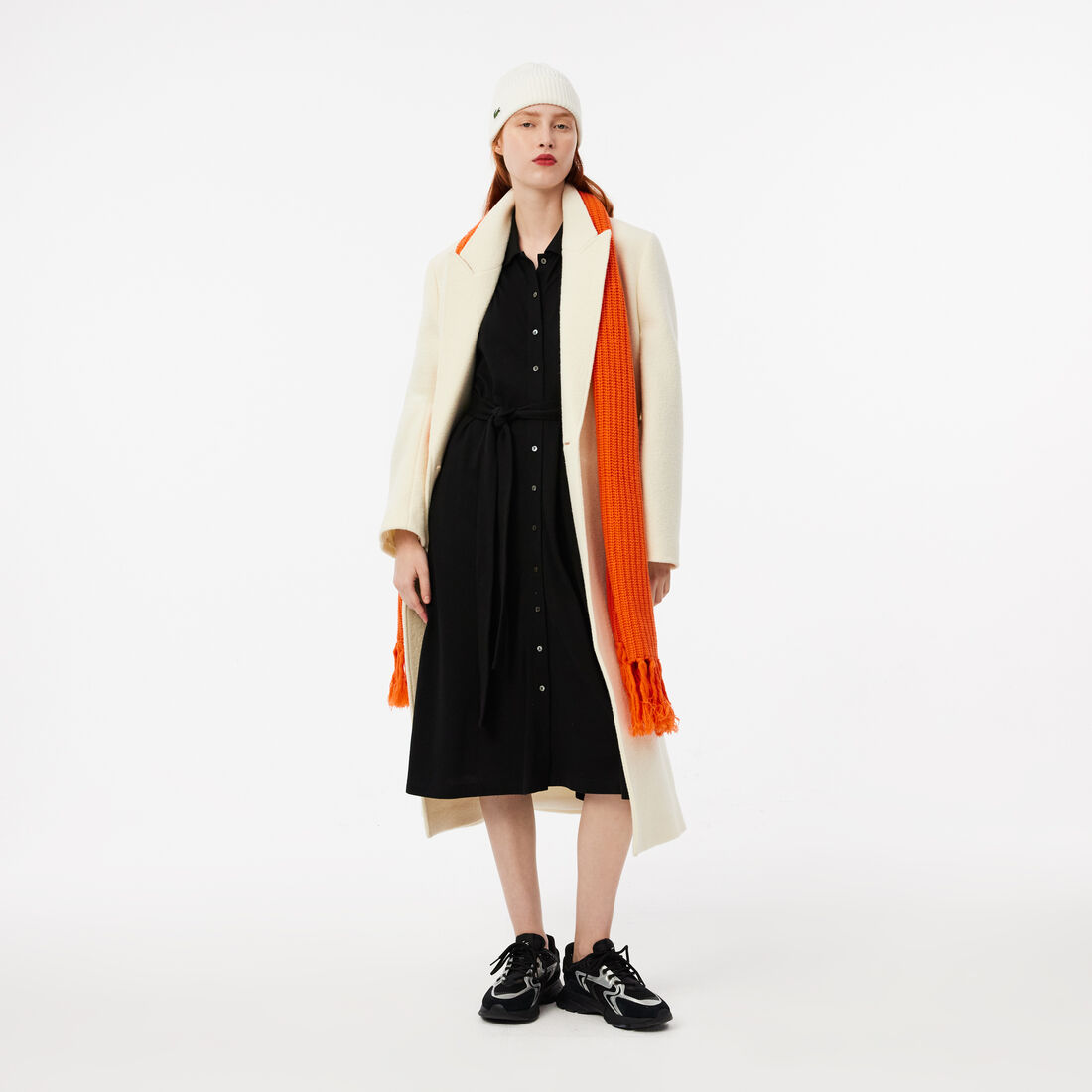 3/4 Sleeve Cotton Pique Polo Dress 3/4 Sleeve Cotton Pique Polo Dress - EF0850-00-031