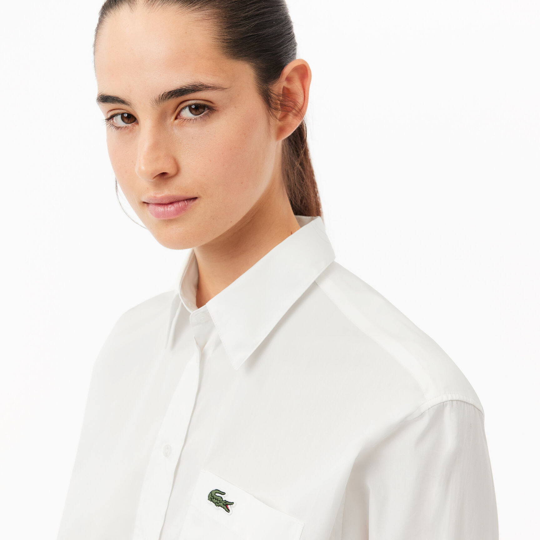 Oversized Fit Cotton Poplin Shirt - CF7706-00-70V