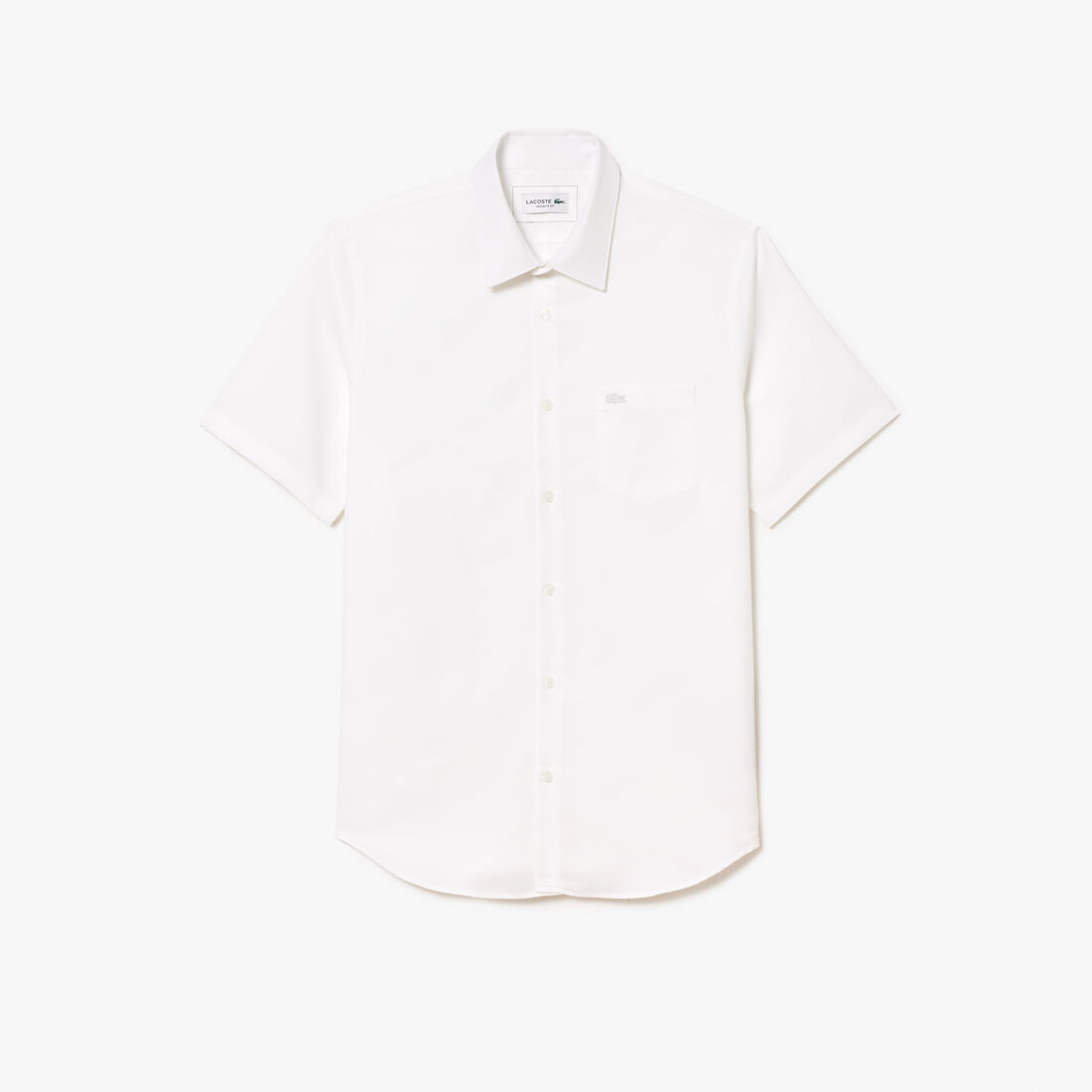 قميص قطني بقصّة عادية وأكمام قصيرة Regular Fit Short Sleeved Cotton Shirt - CH8528-00-001