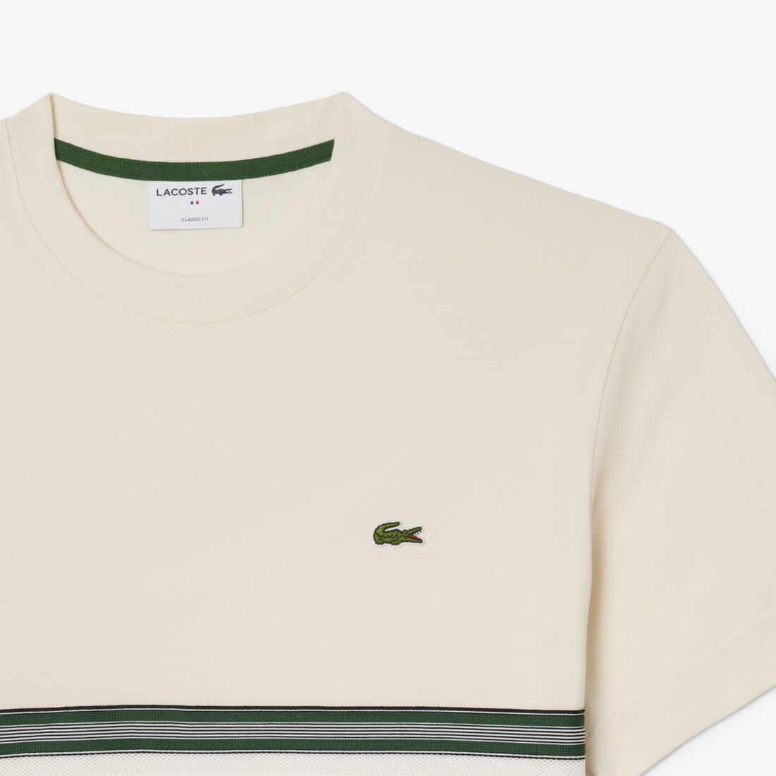 تي شيرت مخطط فرنسي الصنع French Made Striped Band T-shirt - TH5458-00-XFJ