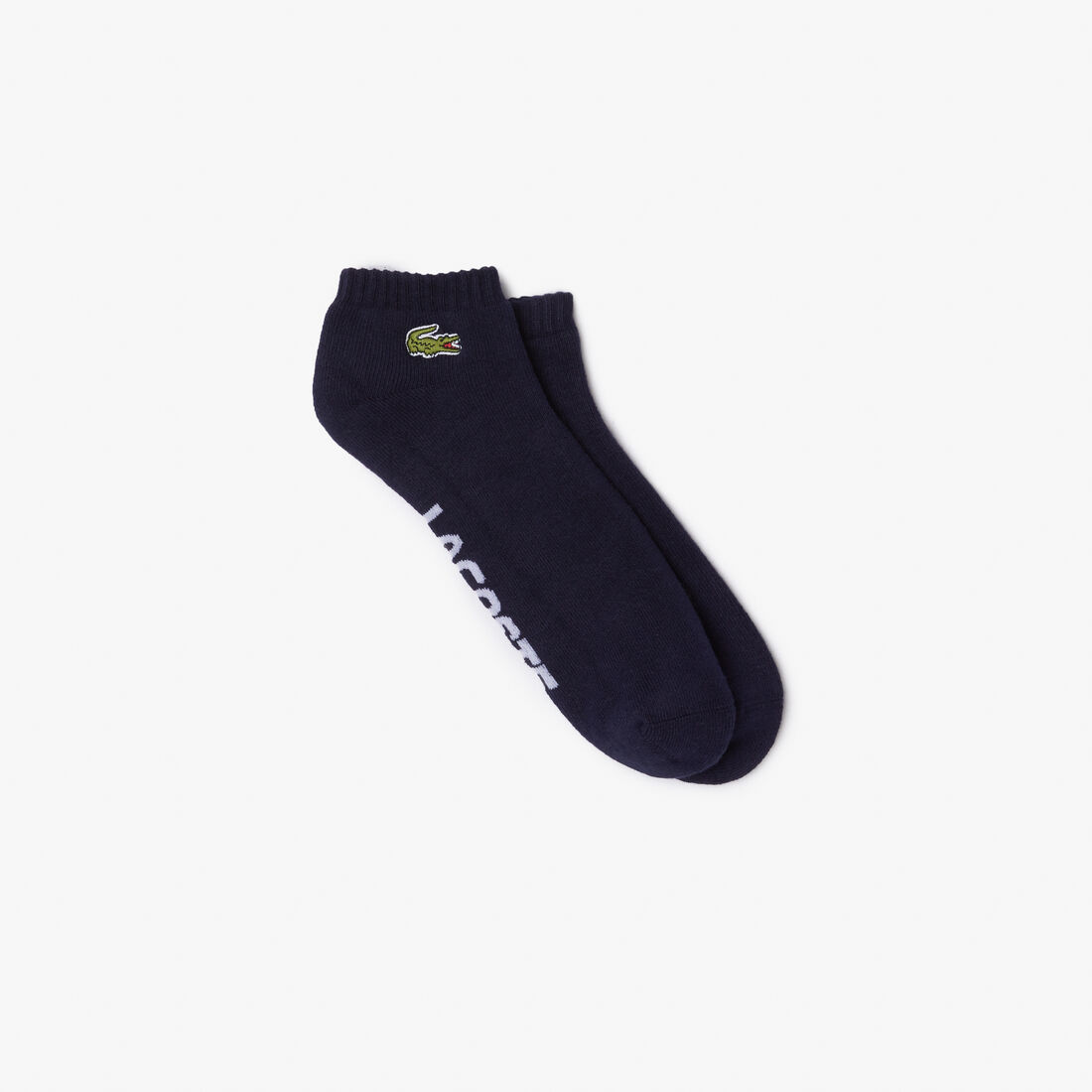 Unisex Lacoste SPORT Branded Stretch Cotton Low-Cut Socks - RA4184-00-525