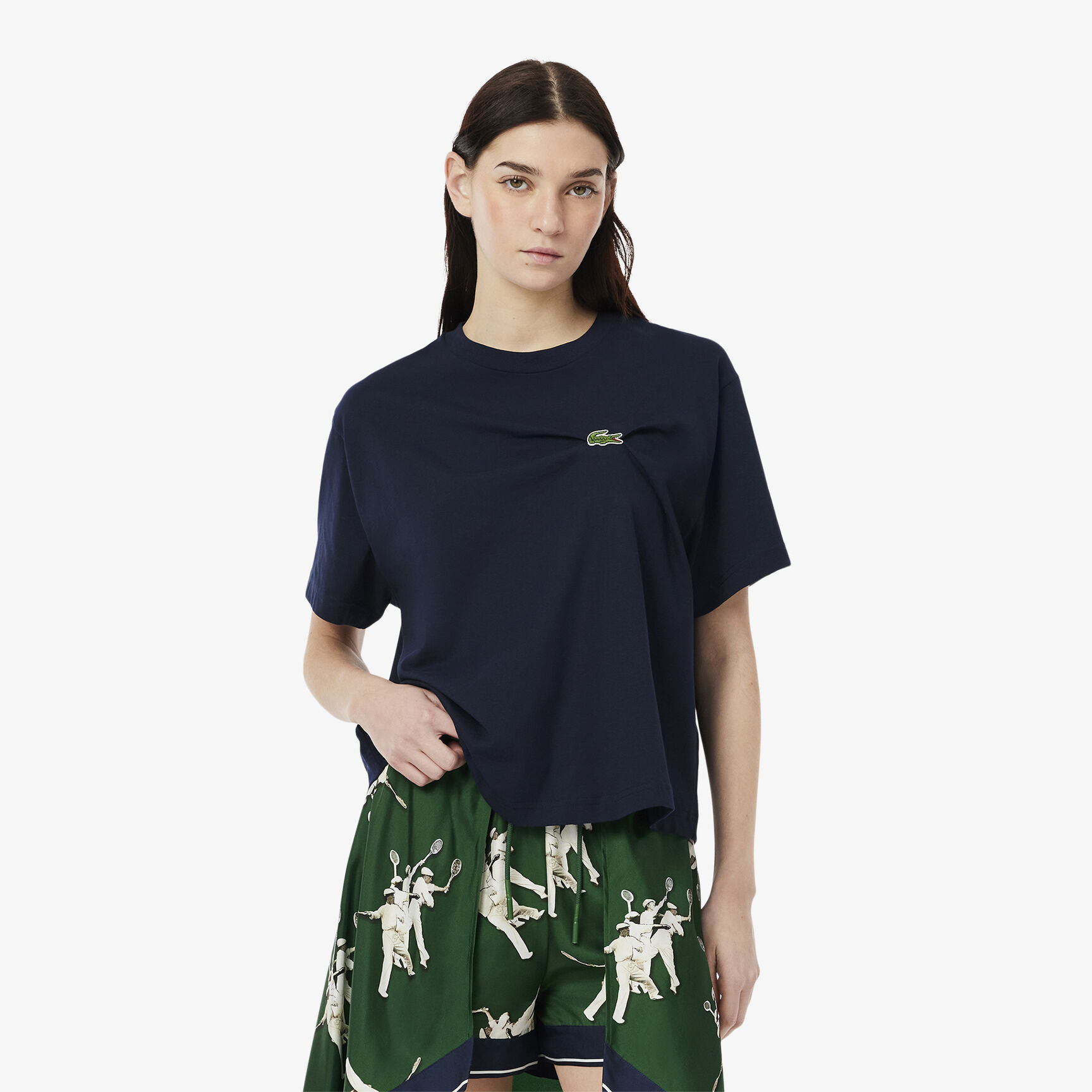 Oversized Draped Jersey T-shirt - TF9595-00-166