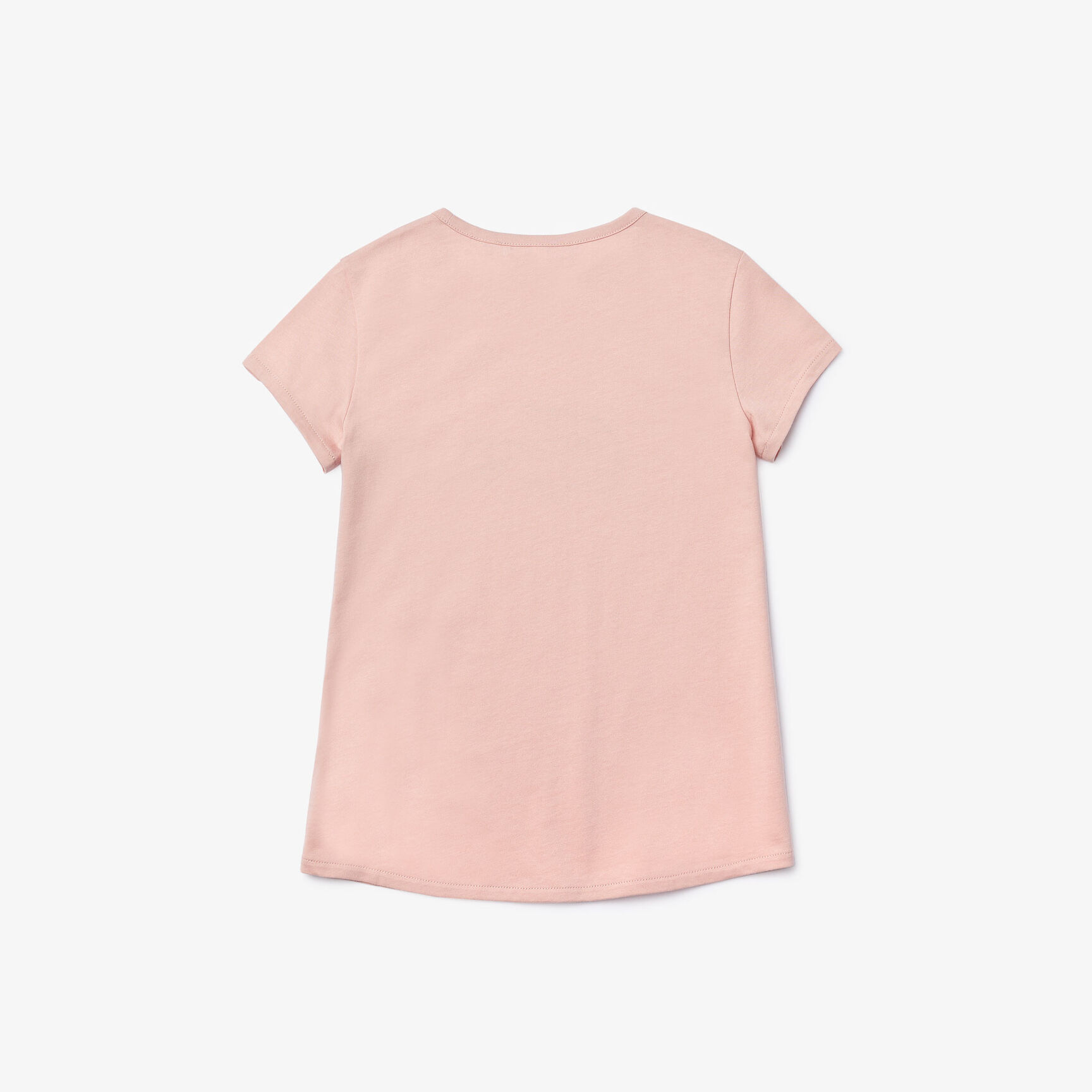 قميص تي-شيرت قطني مطبوع بفتحة رقبة مستديرة للبنات قميص تي-شيرت قطني مطبوع بفتحة رقبة مستديرة للبنات