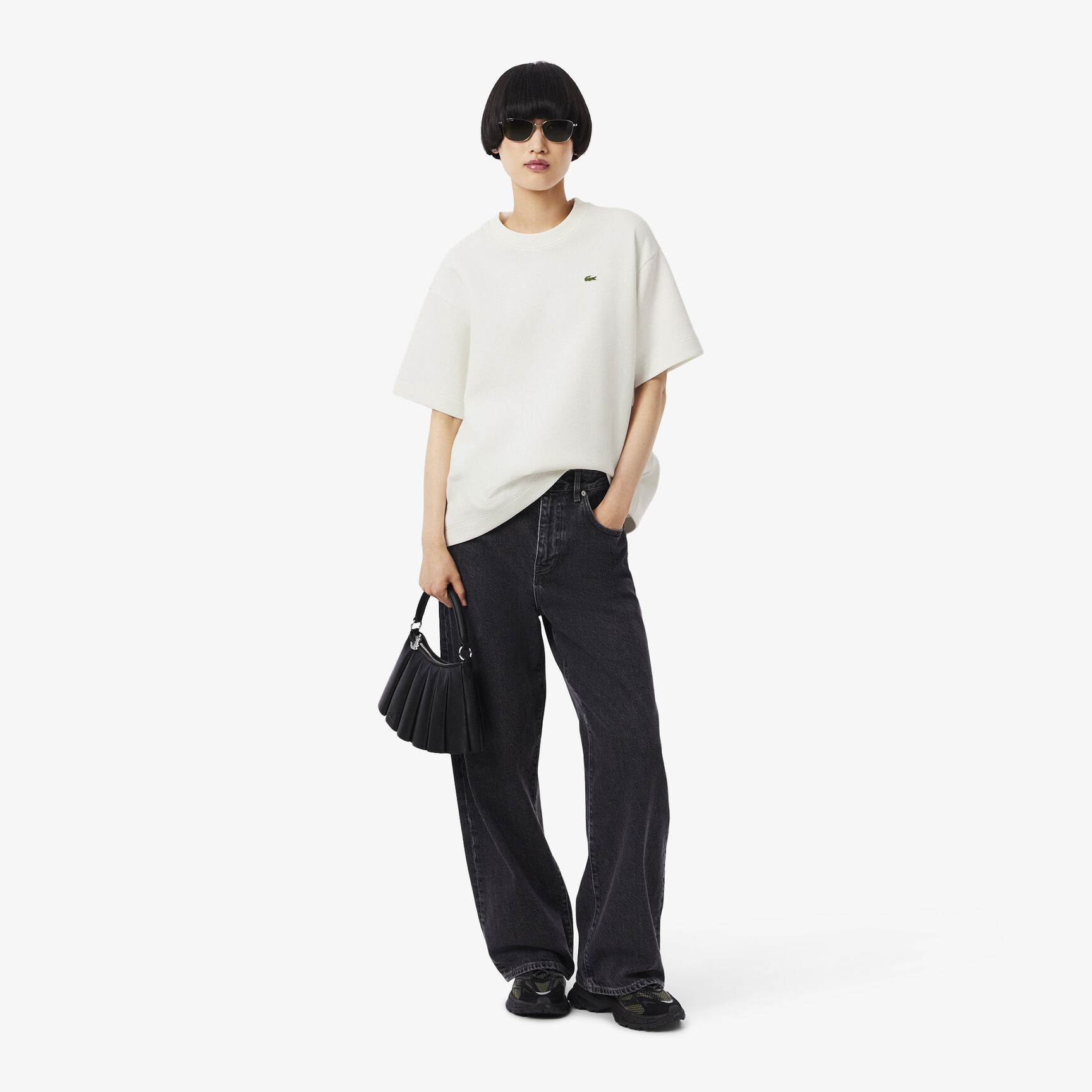 Oversized Double Face Pique T-shirt - TF6902-00-70V