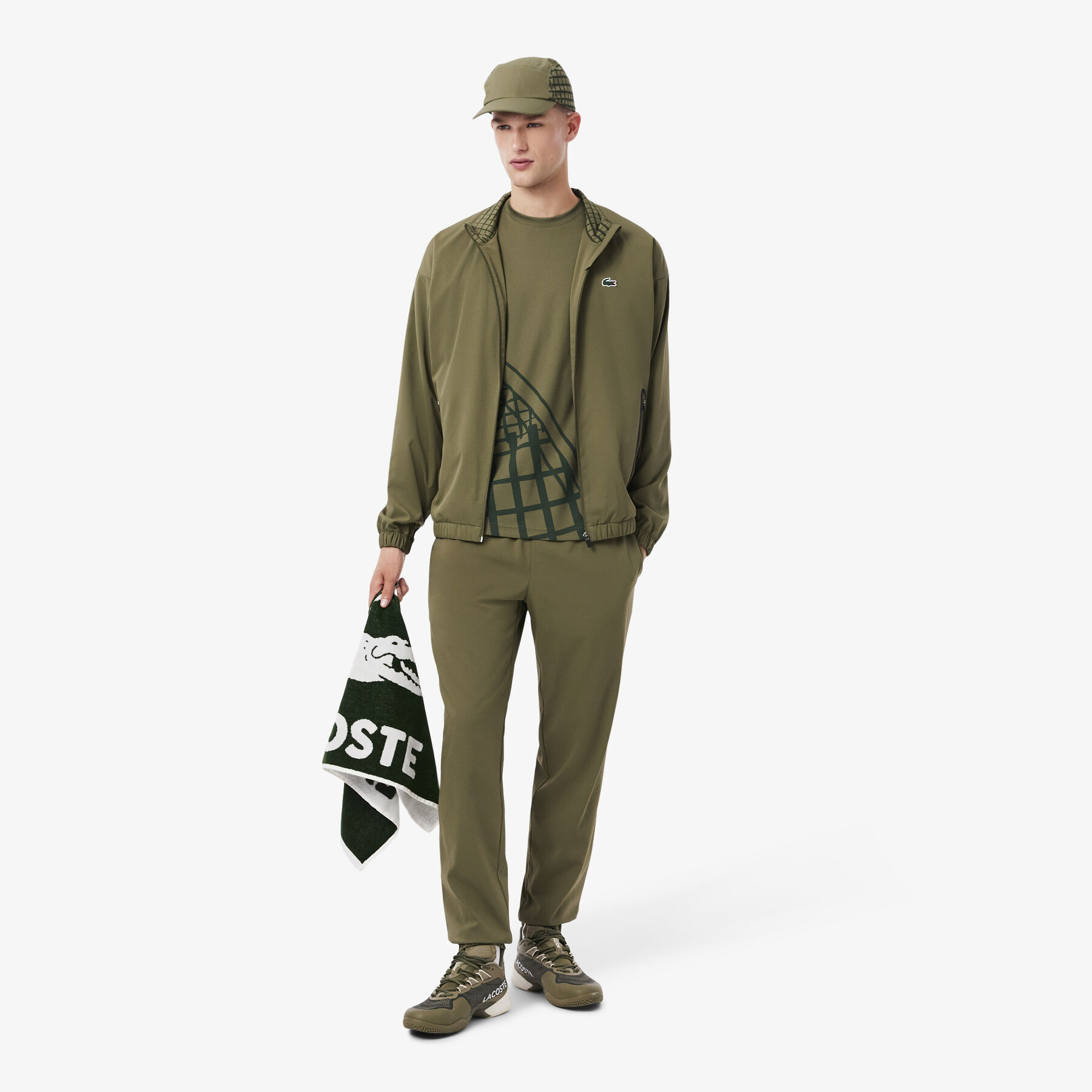 lacoste ultra dry printed tennis t shirt