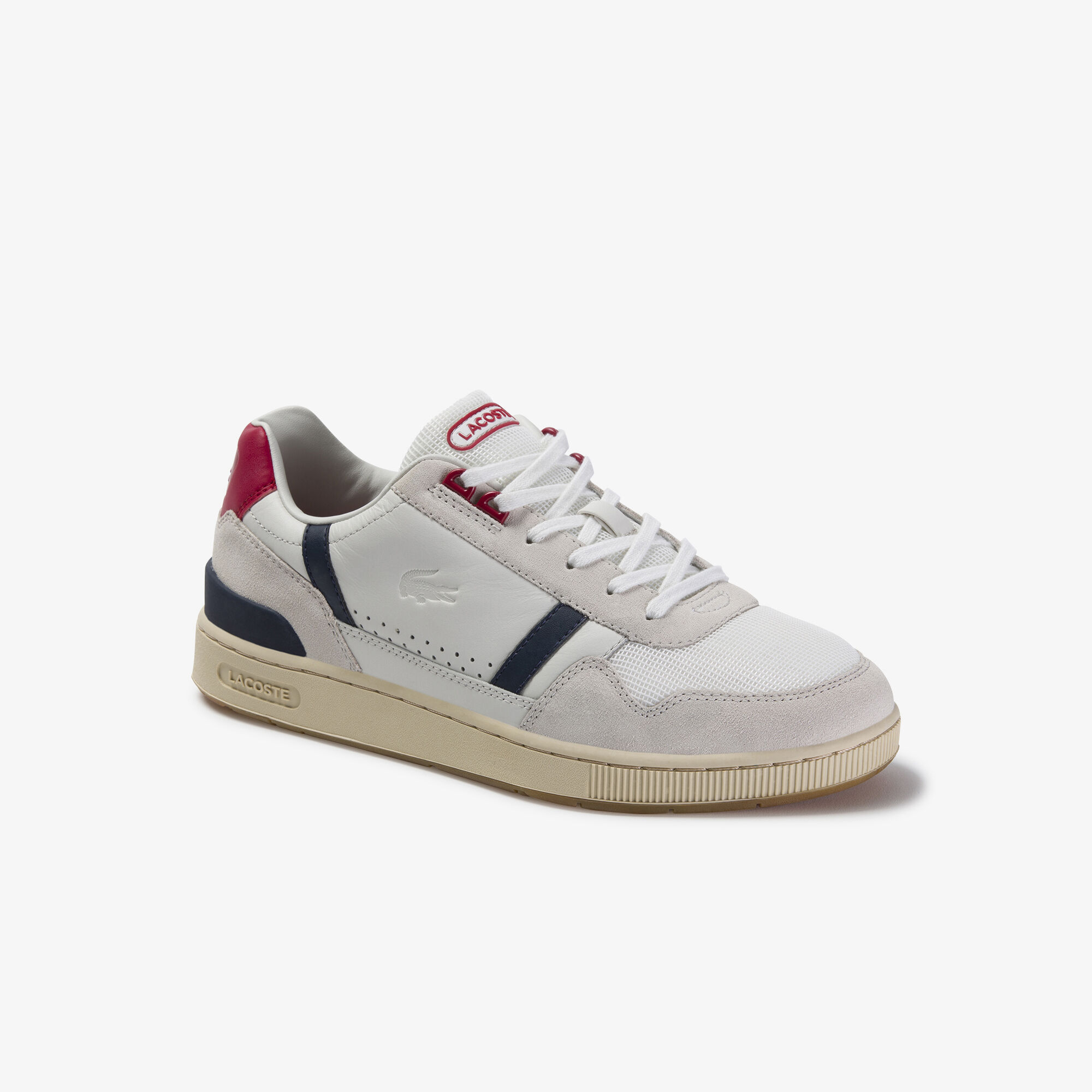 Men's T-Clip Leather Sneakers | Lacoste AE