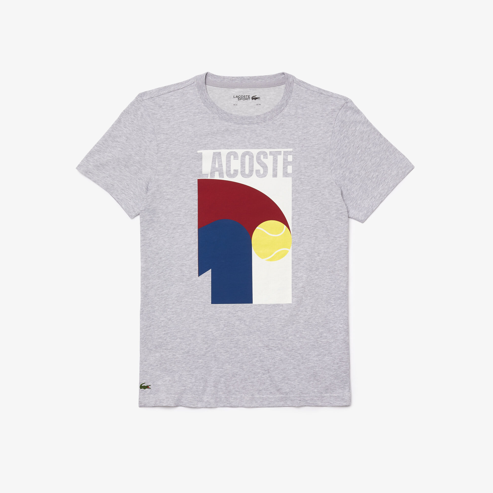 Men’s Lacoste SPORT Breathable Graphic Print T-shirt