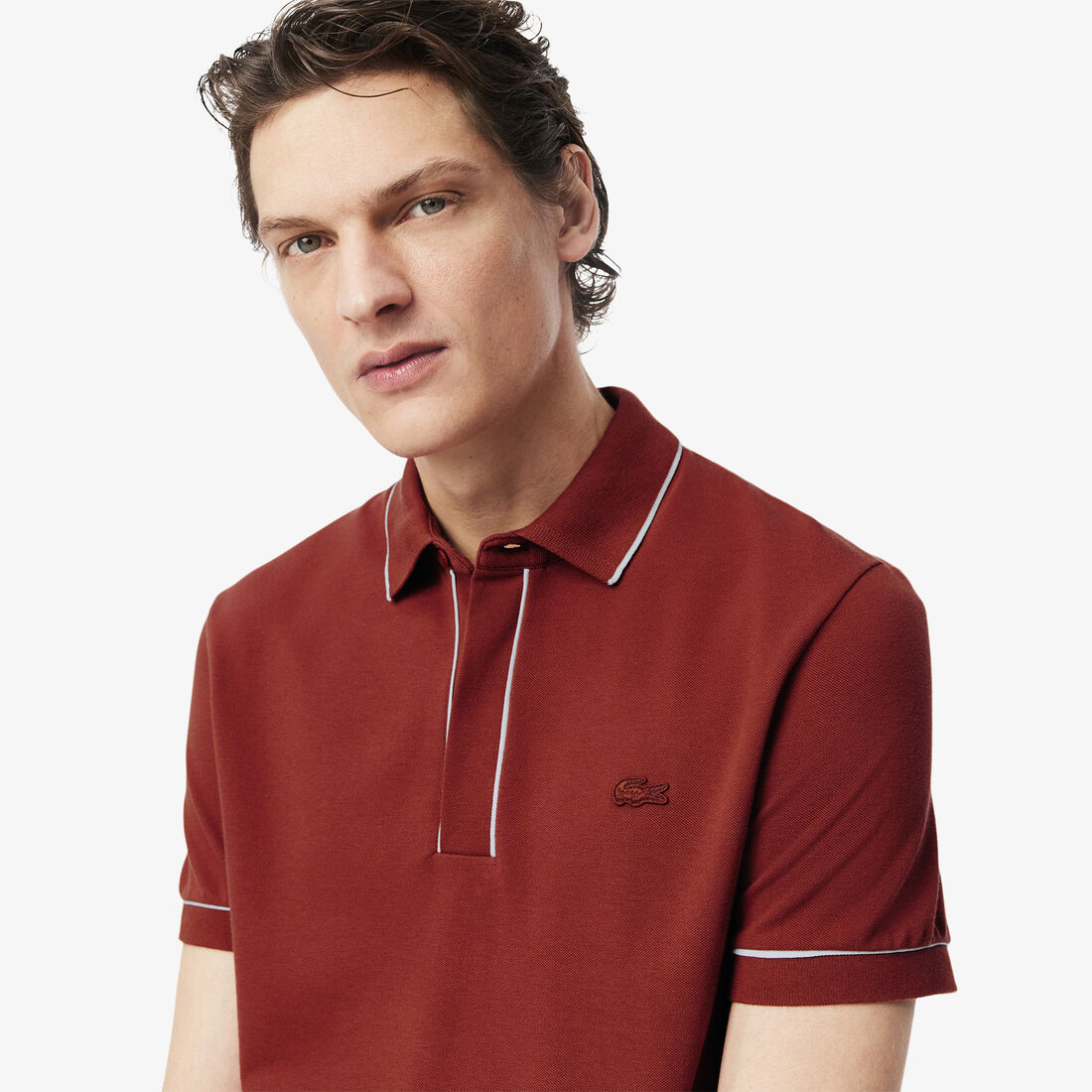 Regular Fit Paris Stretch Pique Polo Shirt Regular Fit Paris Stretch Pique Polo Shirt - PH8184-00-AFS