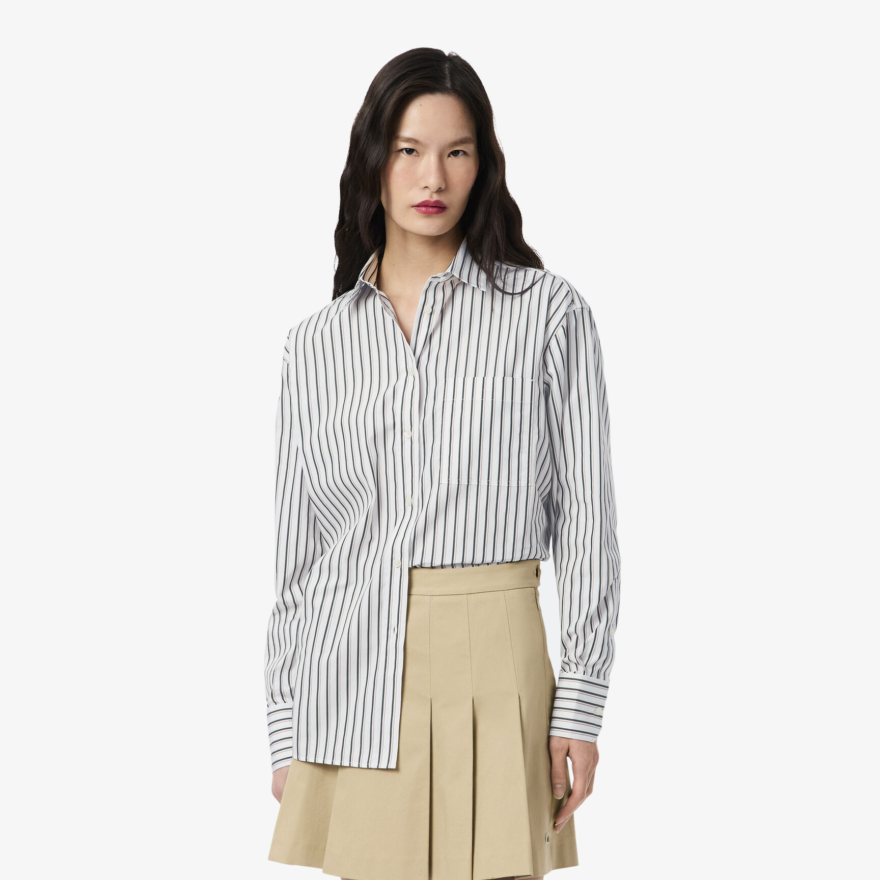 Oversized Cotton Poplin Shirt - CF0215-00-8I4