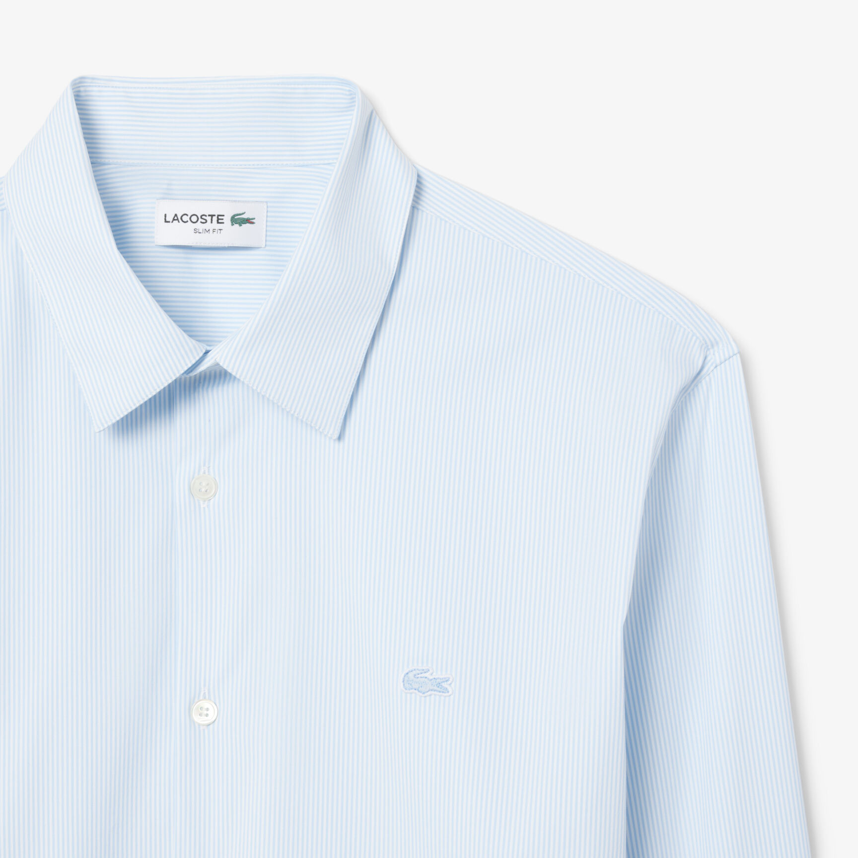 Slim Fit Striped Stretch Poplin Shirt Slim Fit Striped Stretch Poplin Shirt - CH0198-00-FAC