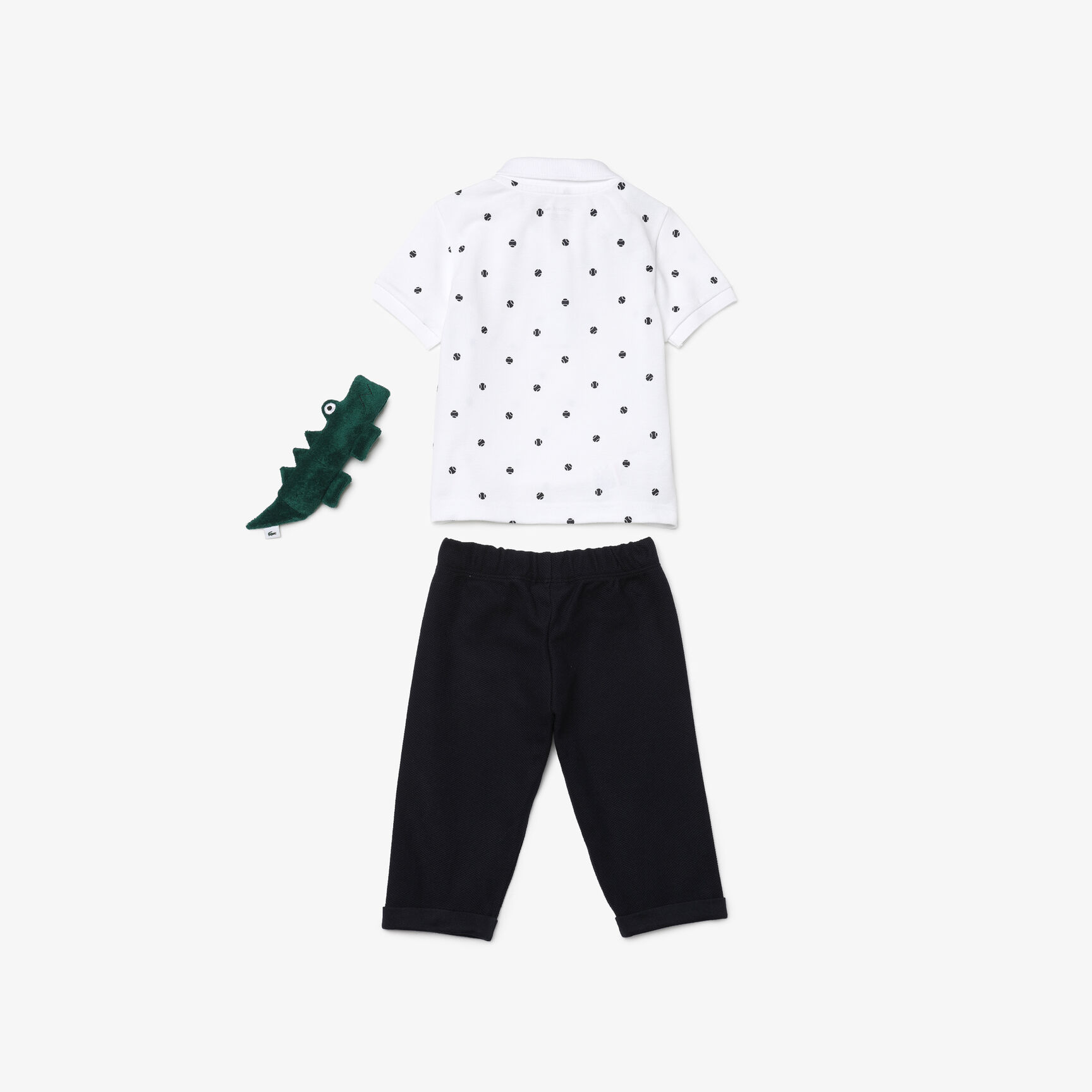 طقم بيجاما قطن عضوي وخشخيشة للأولاد