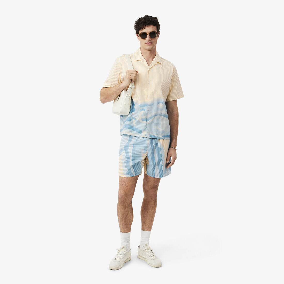 Relaxed Fit Striped Crocodile Shirt Relaxed Fit Striped Crocodile Shirt - CH1995-00-3IY